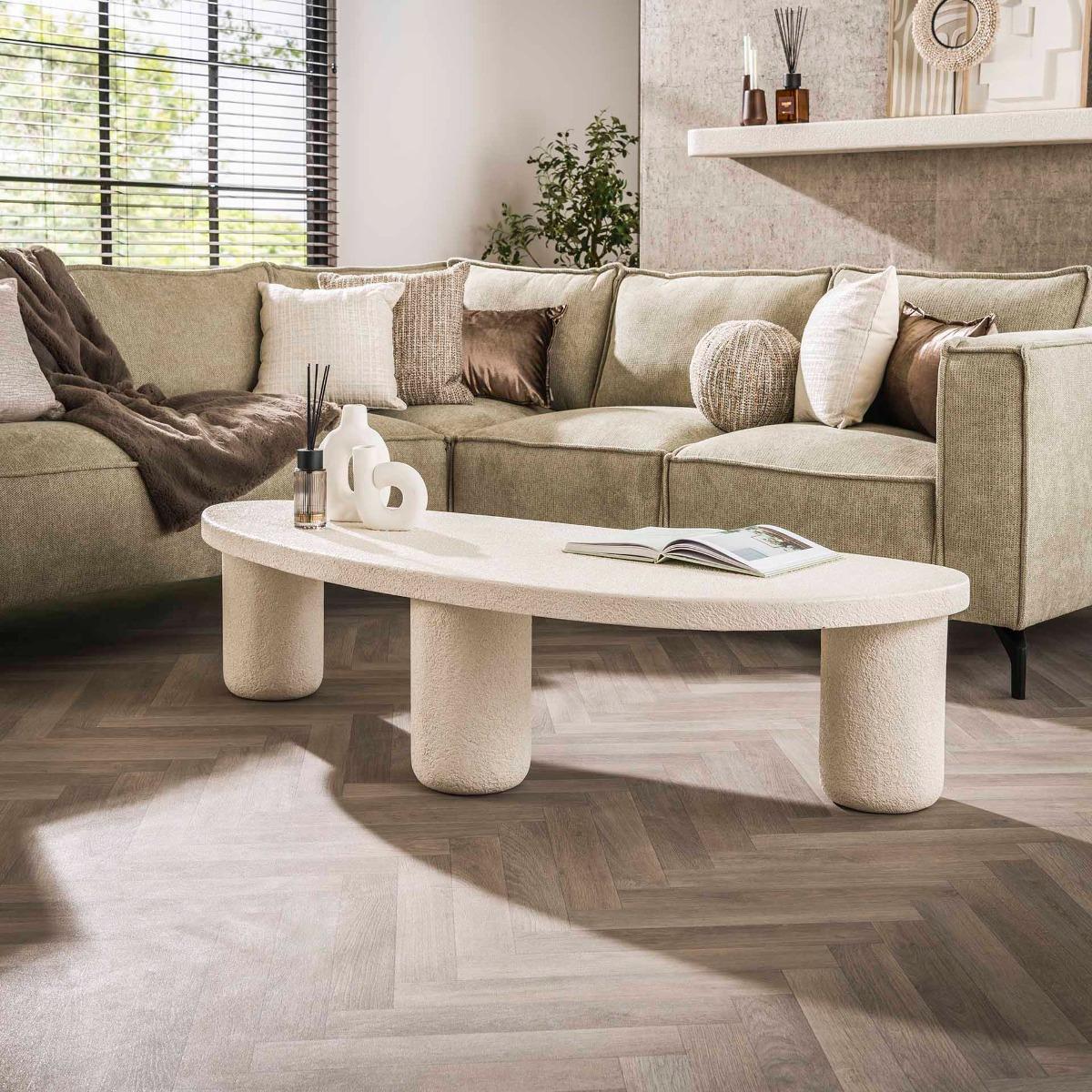 AnLi Style Salontafel XL kiezel driehoek