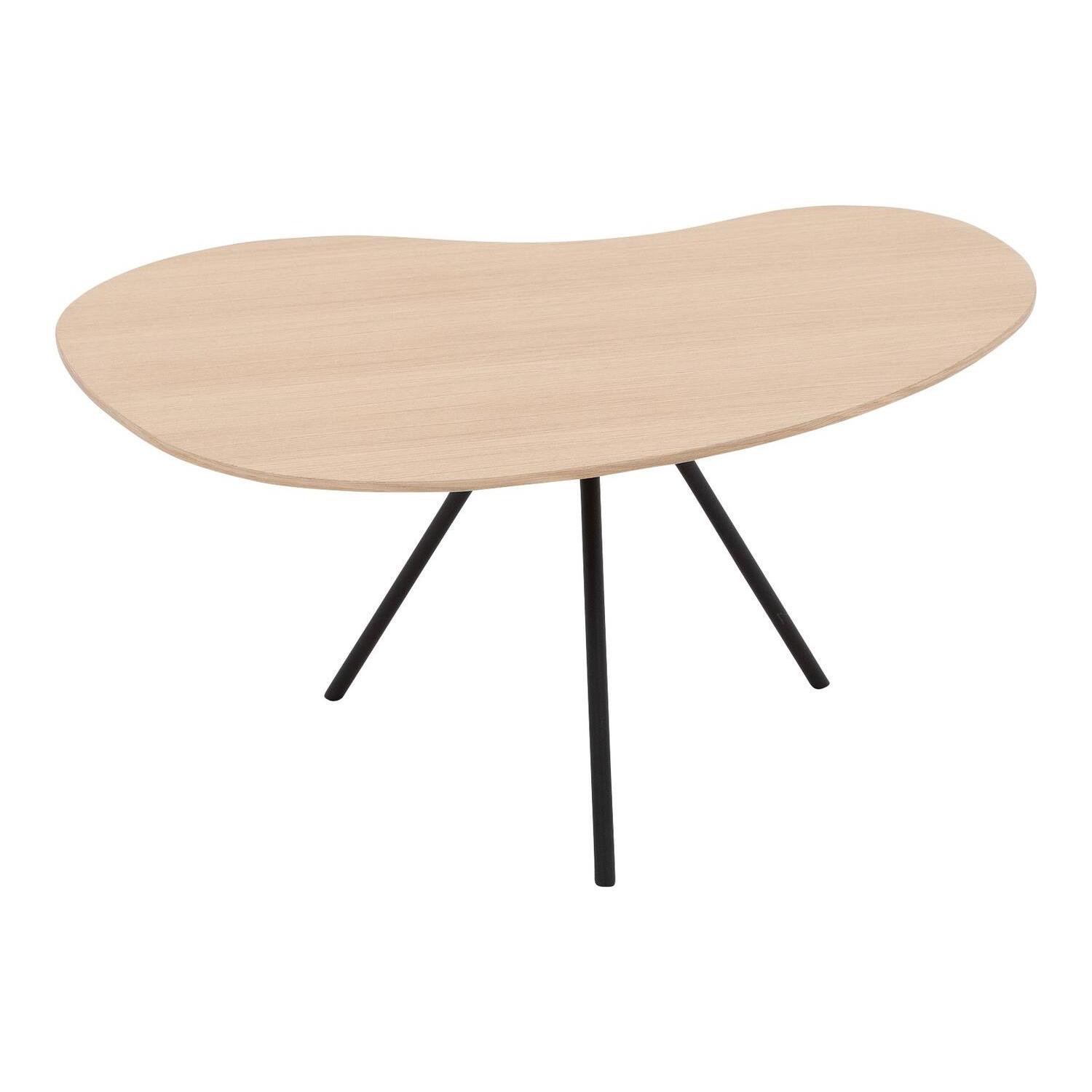 Goossens Salontafel Saya in Eiken olie wit