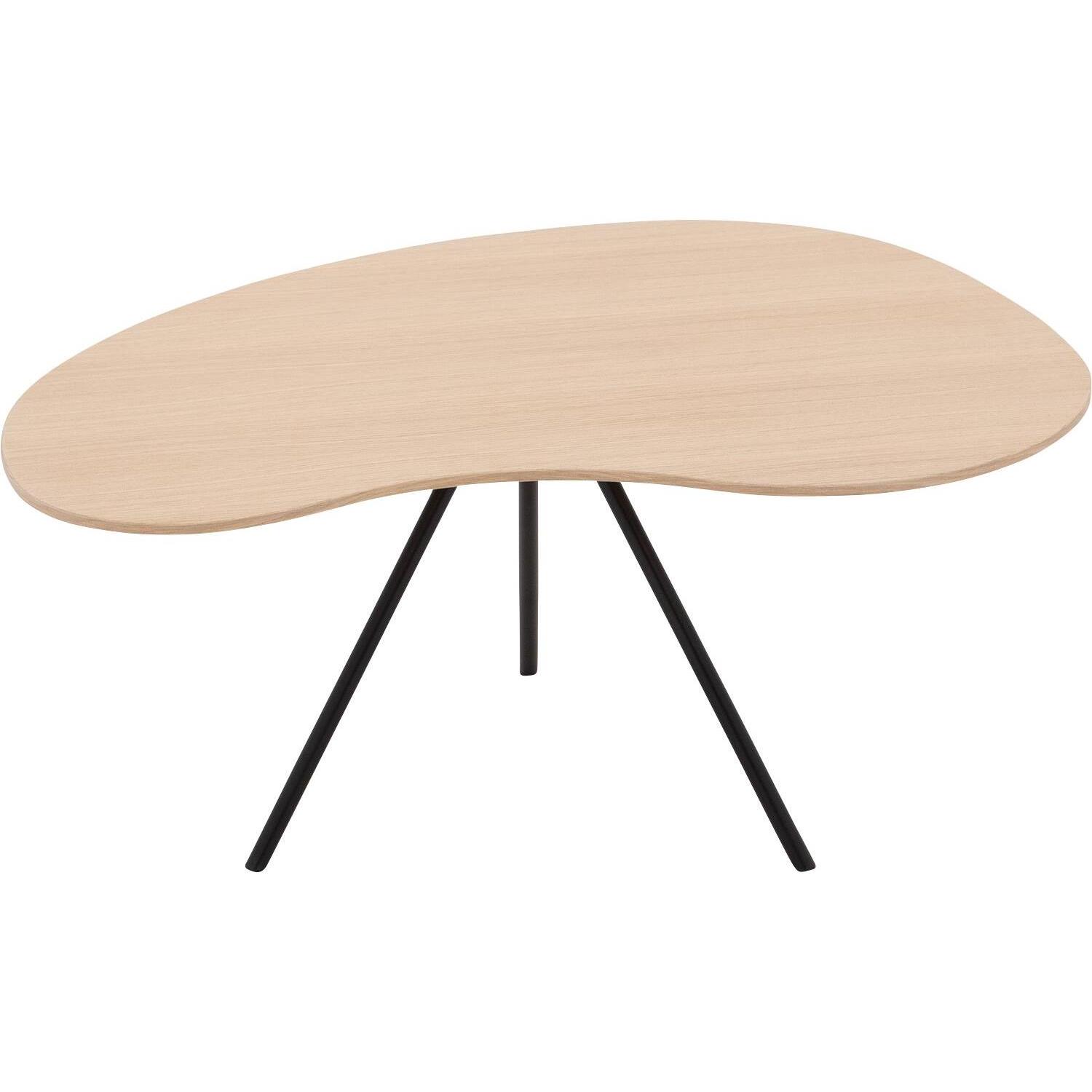 Goossens Salontafel Saya in Eiken olie wit