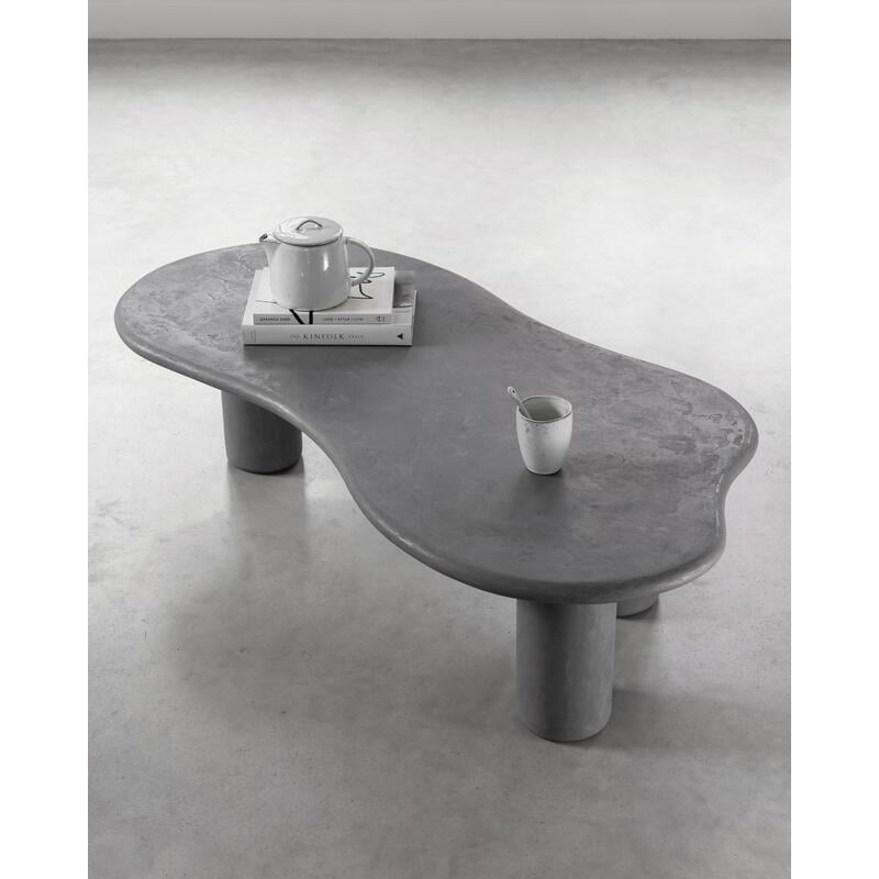 DTP Home Coffee table Curva DUSK,35x130x69 cm, mortex
