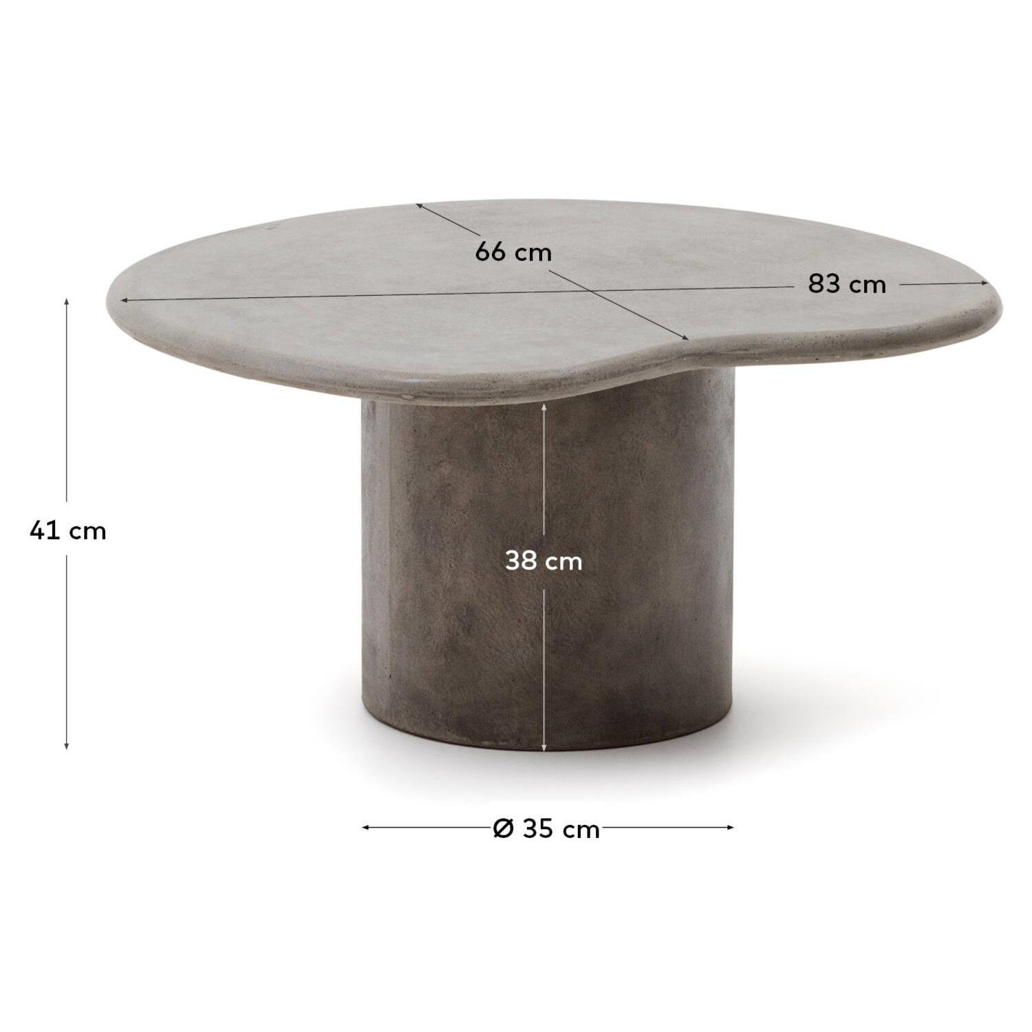 Kave Home Macarella in Cement naturel