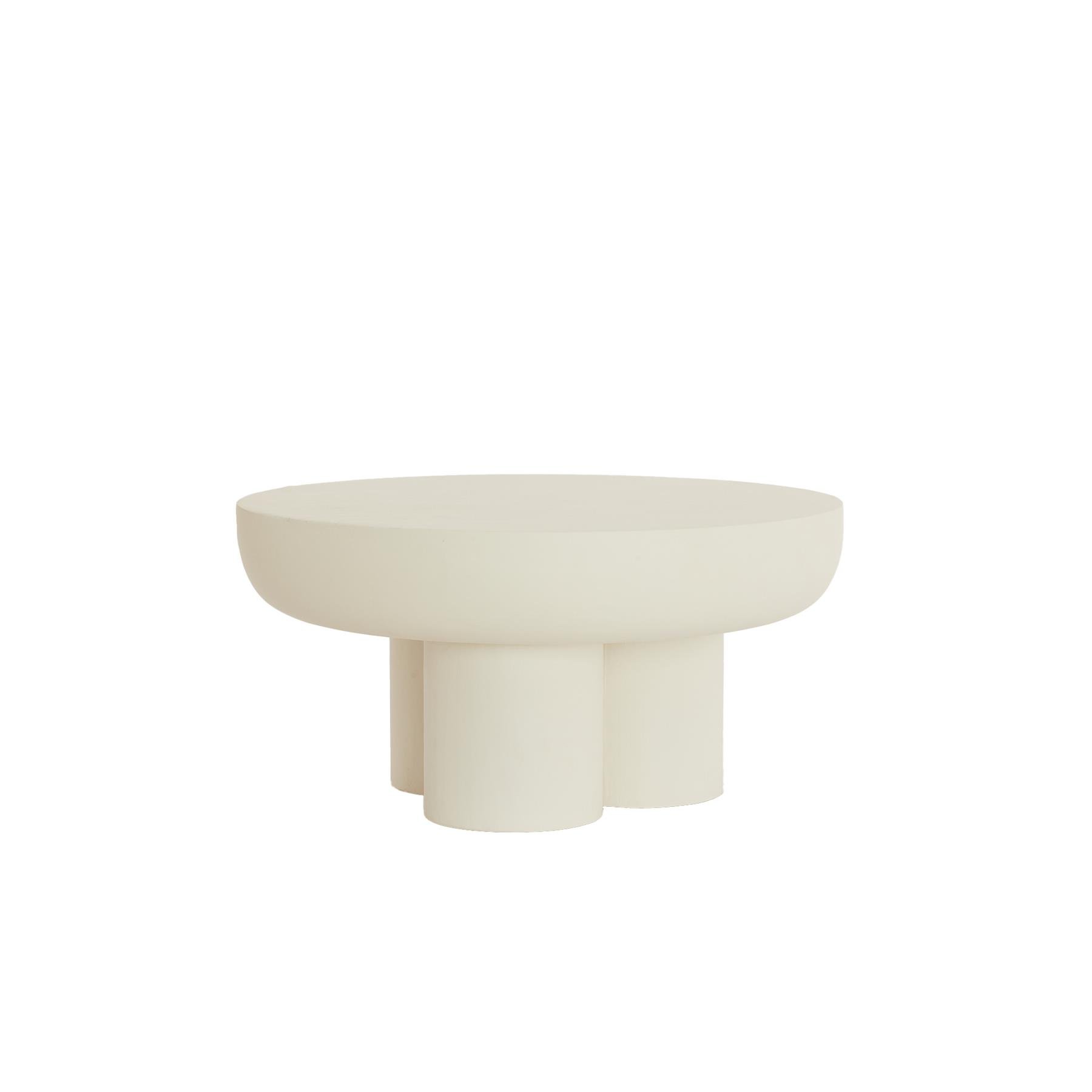 Light & Living Light&living Salontafel Ø70x35 cm MIZUHO crème