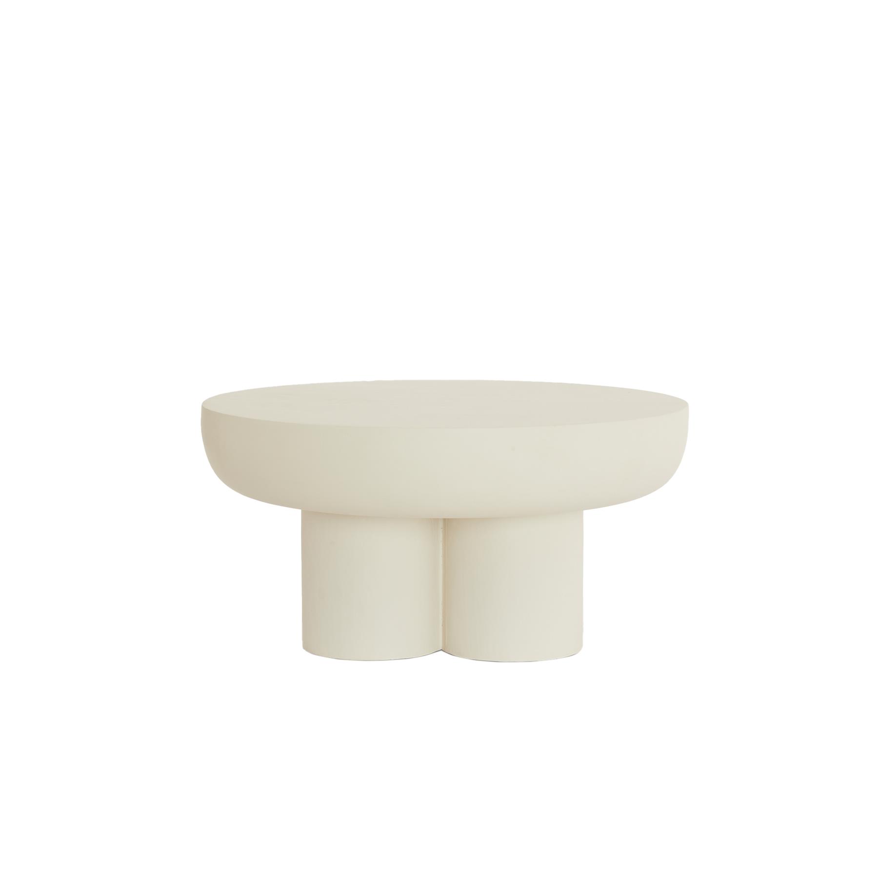 Light & Living Light&living Salontafel Ø70x35 cm MIZUHO crème
