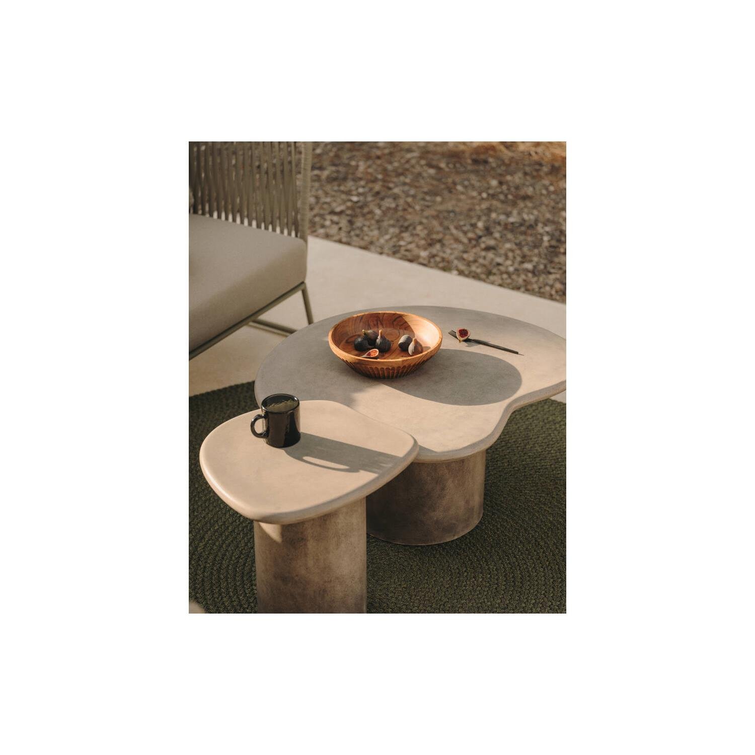 Kave Home Macarella in Cement naturel