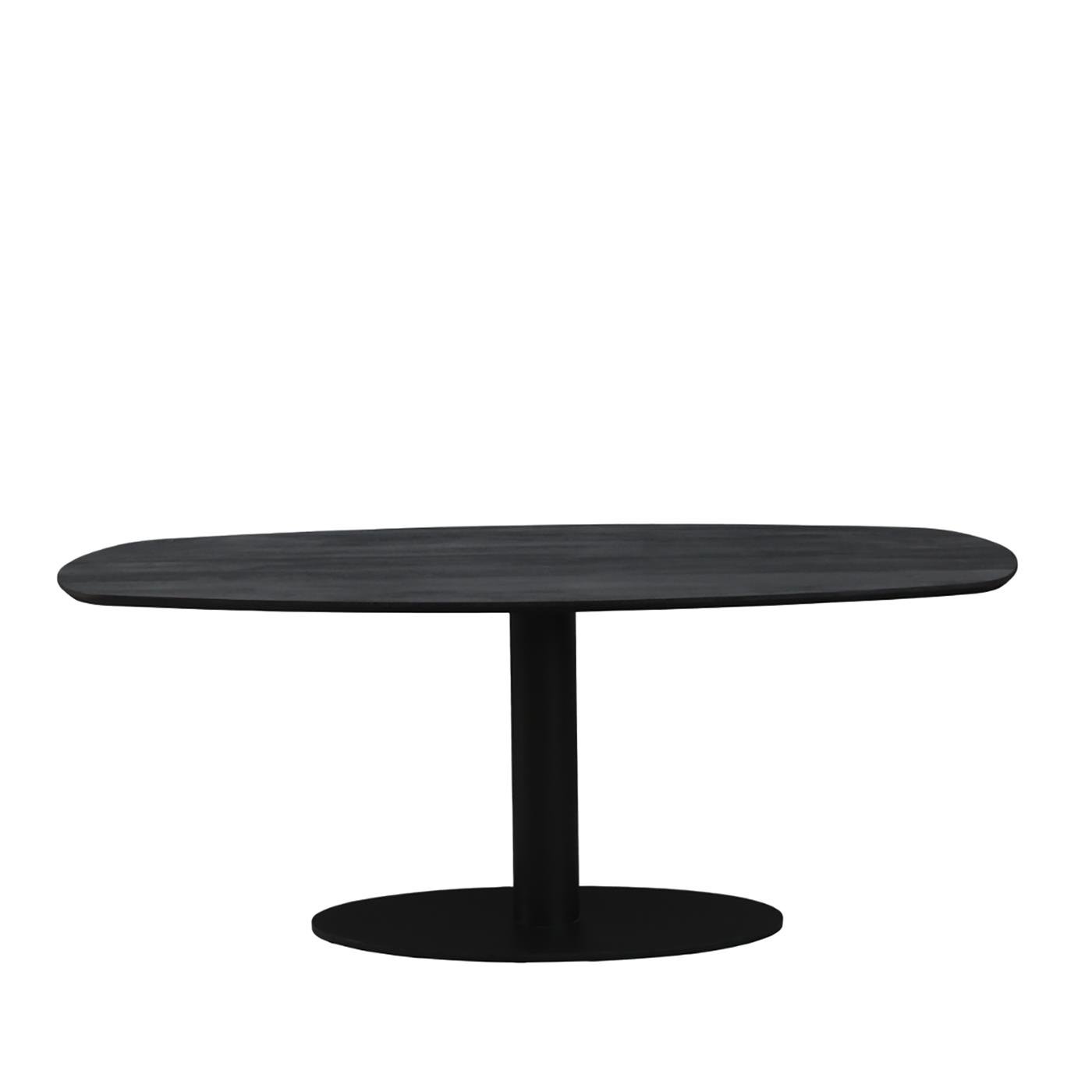 Eettafel Berlijn deens ovaal zwart 240cm