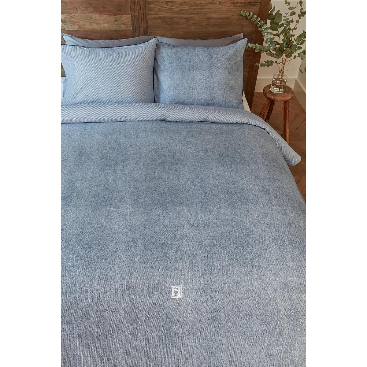 Riviera Maison Gingham  dekbedovertrek - 240x200|220 - Blauw