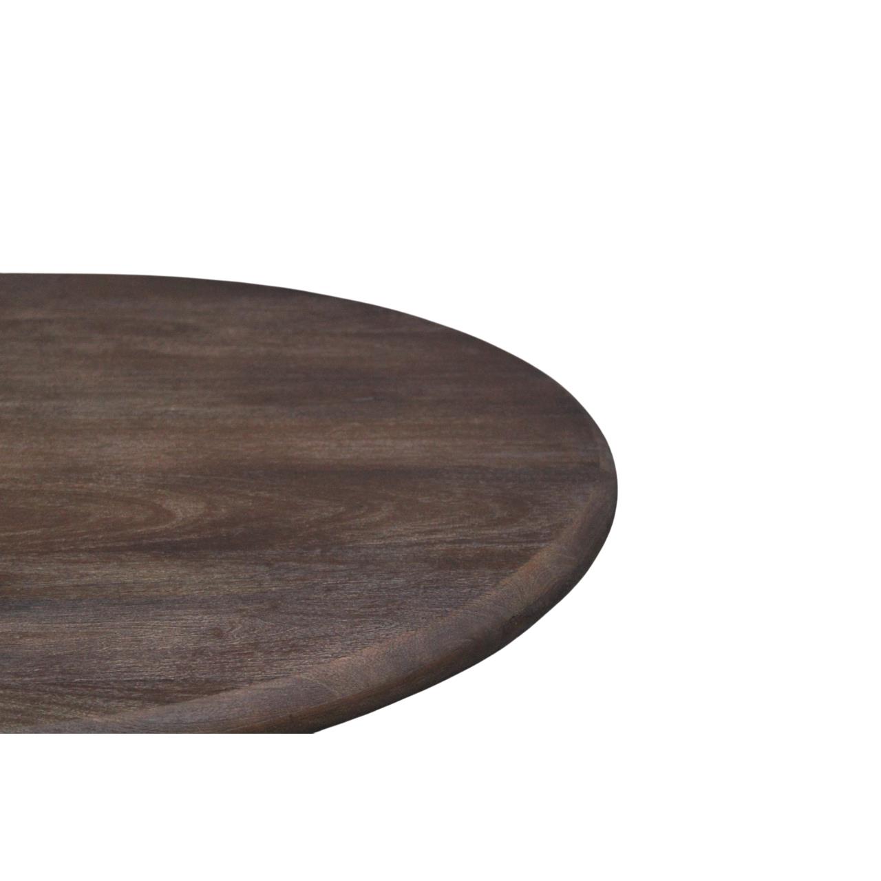 Eettafel Lissabon ovaal kolompoot 200cm