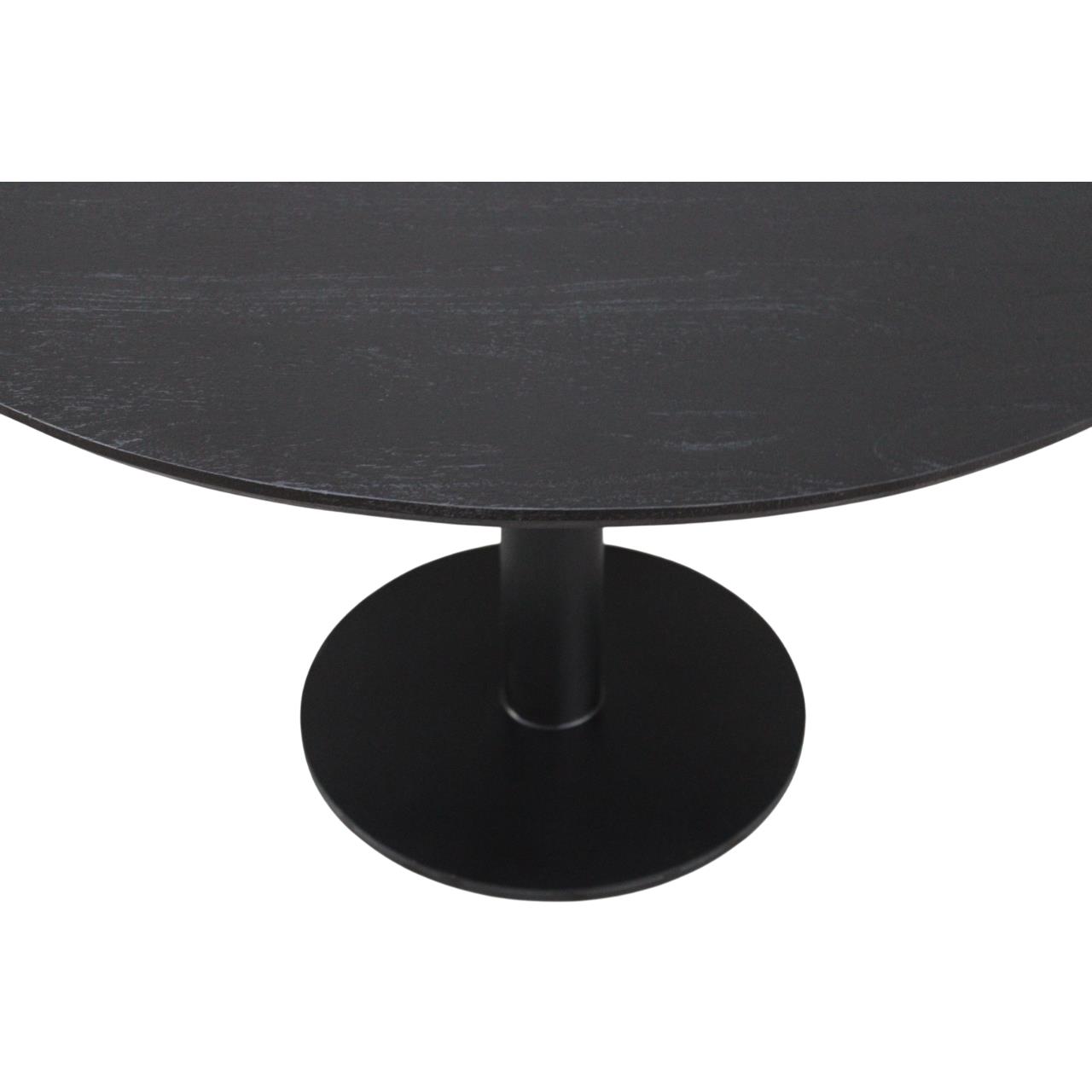 Eettafel Berlijn rond 150cm zwart