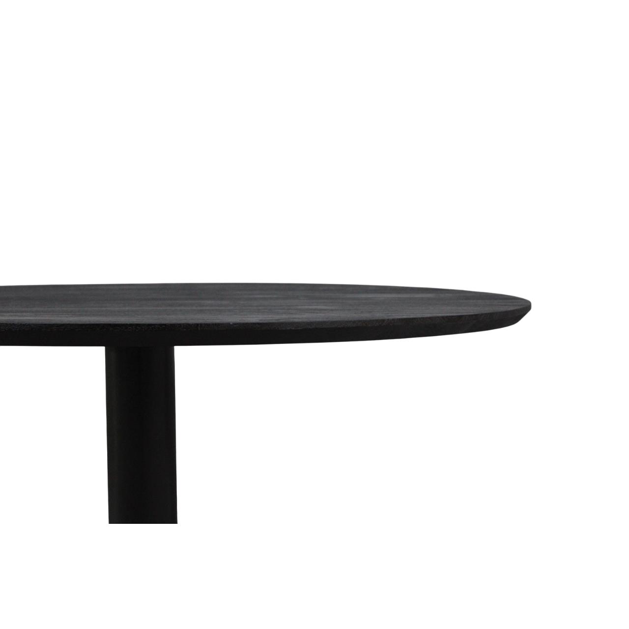 Eettafel Berlijn rond 150cm zwart