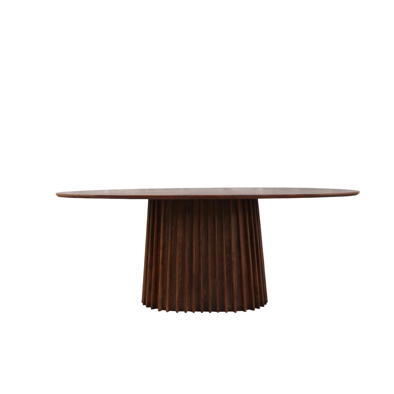 Eettafel Madrid ovaal 160cm