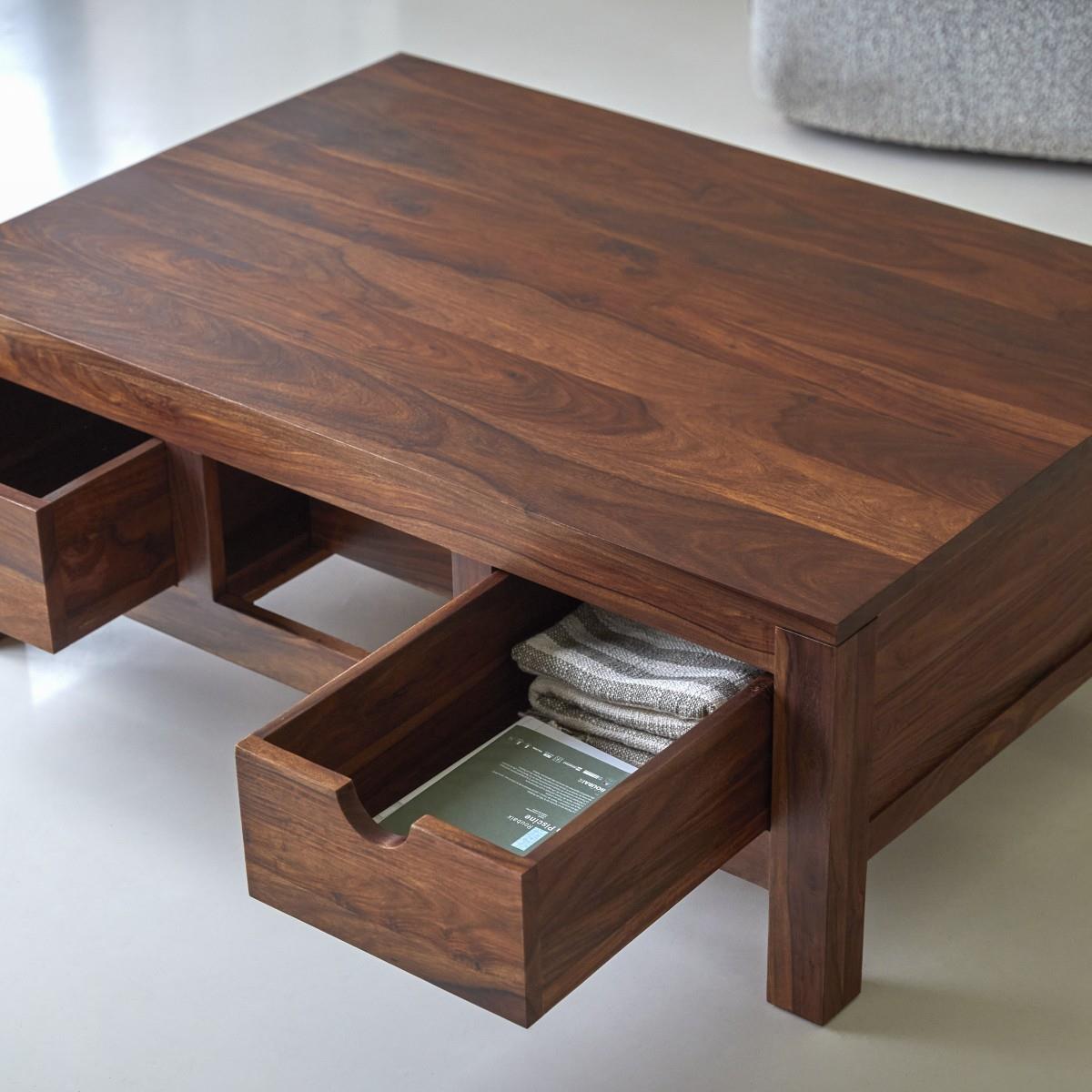 Tikamoon - Oliver - Massief palissander salontafel