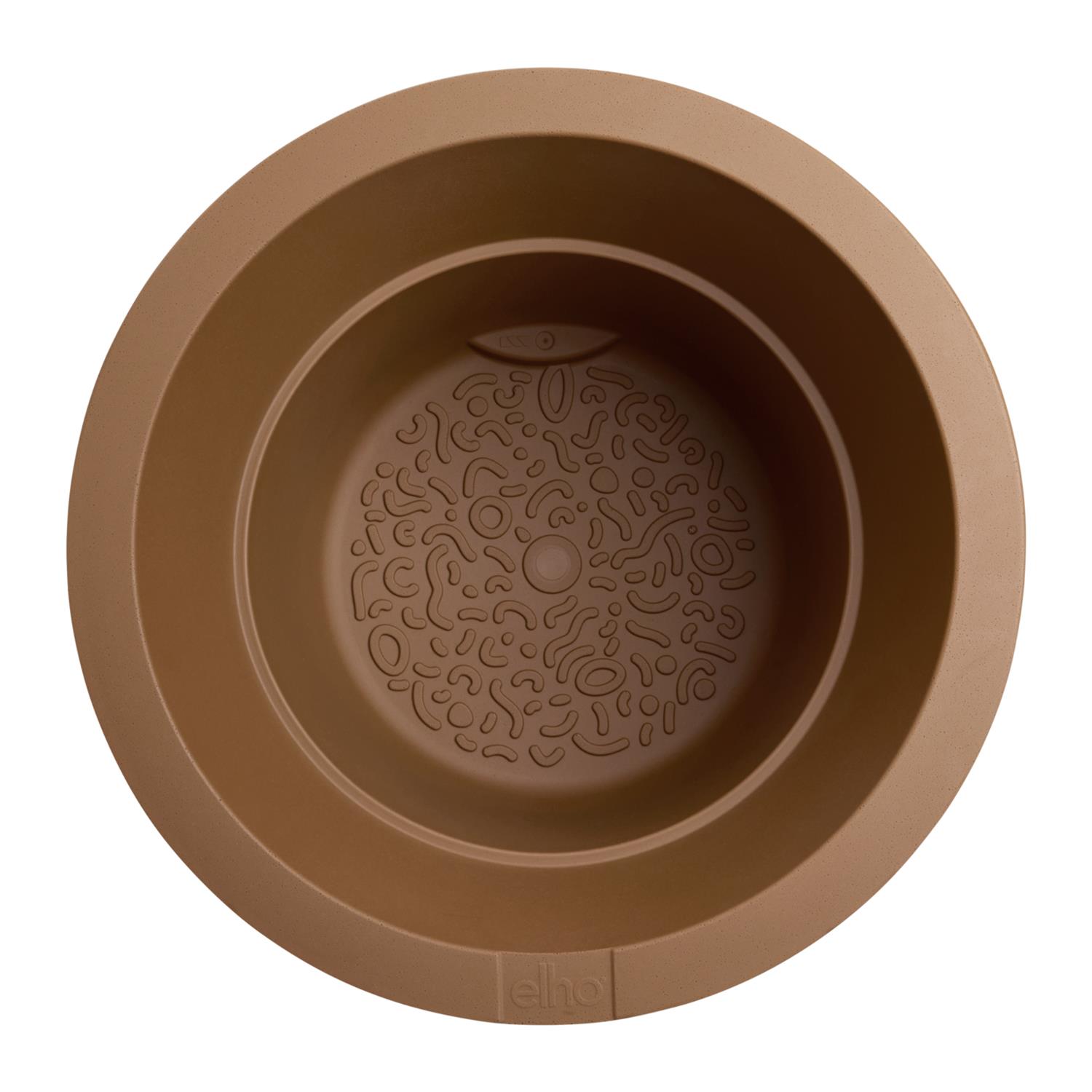 Elho Amber Grail 30 - Karamel - L 30 x B  x H 28 cm - Binnen en Buiten - 100% gerecycled