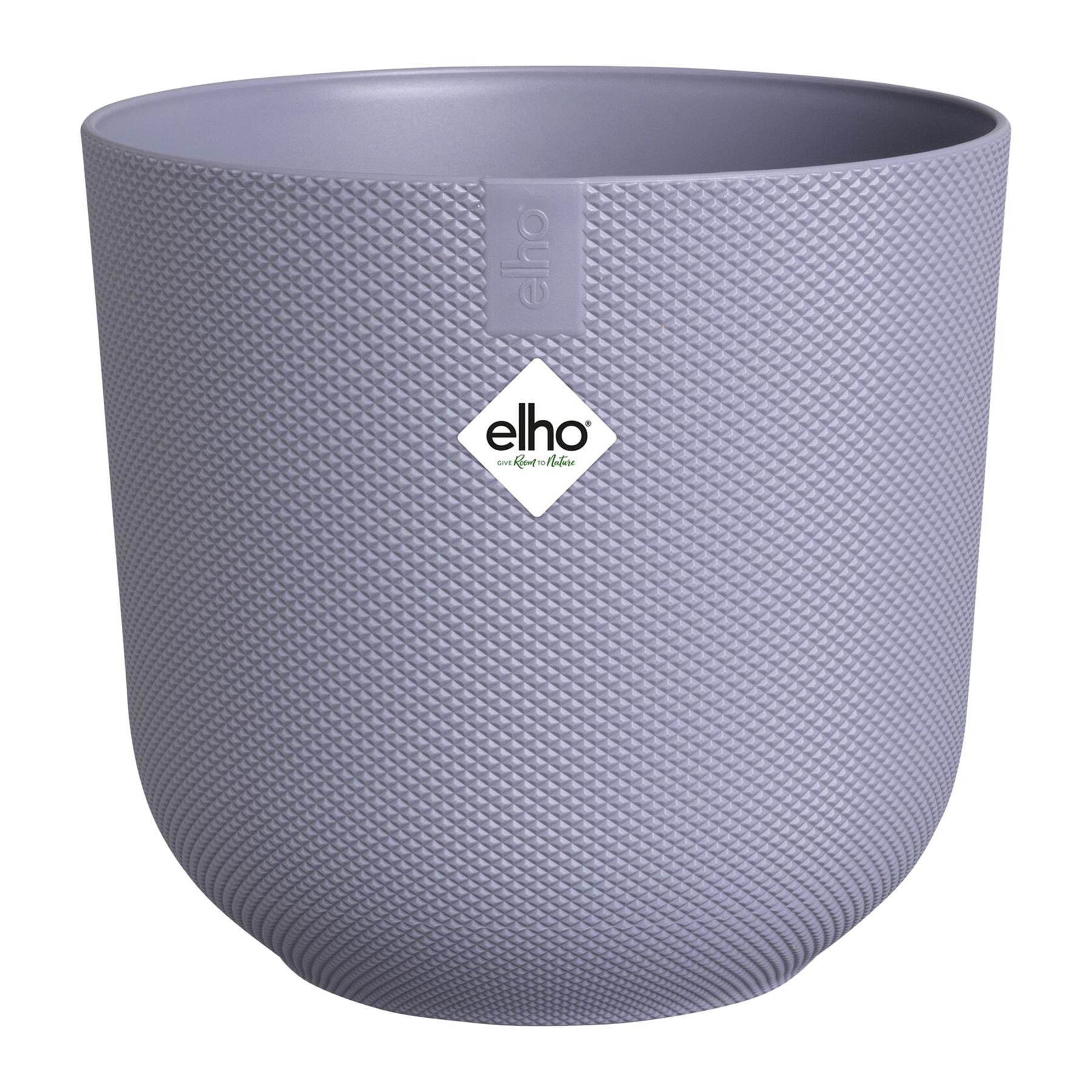 Elho Jazz Rond 30 - Paars - L 30 x B  x H 27 cm - Binnen - 100% gerecycled