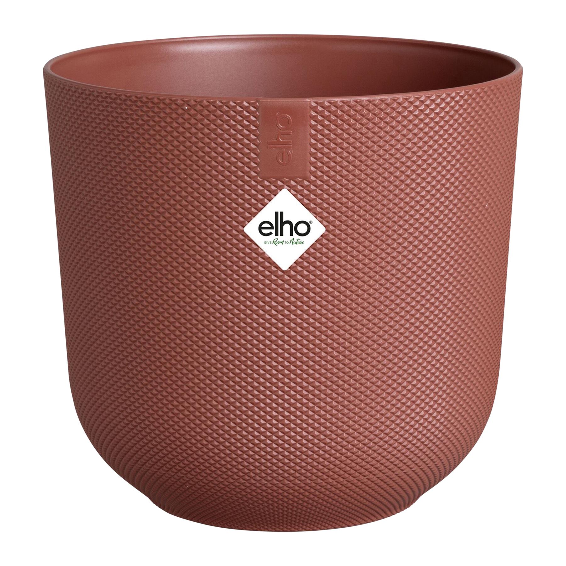 Elho Jazz Rond 35 - Rood - L 35 x B  x H 32 cm - Binnen - 100% gerecycled