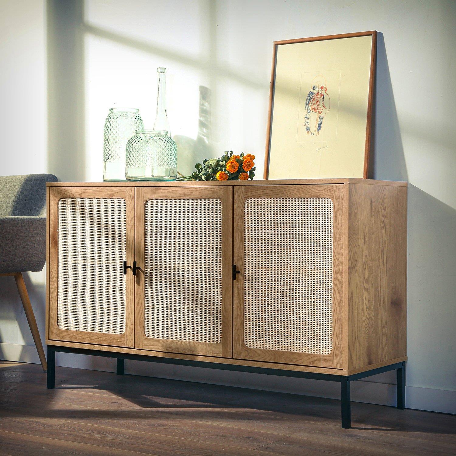 Calicosy - Dressoir Jaya - 3 deurs - 120 cm