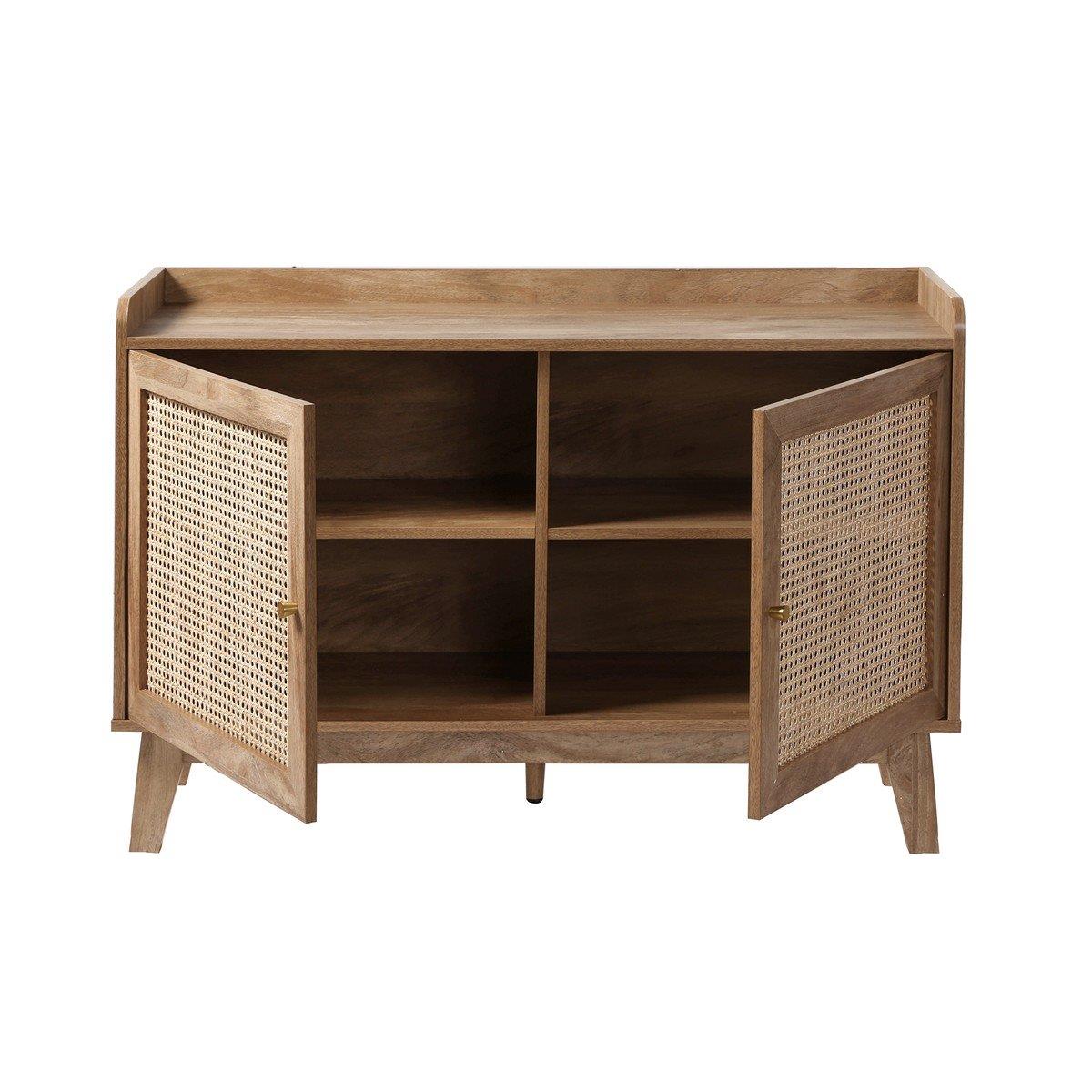 Calicosy - Dressoir met rotanfronten Palmo - 110 cm