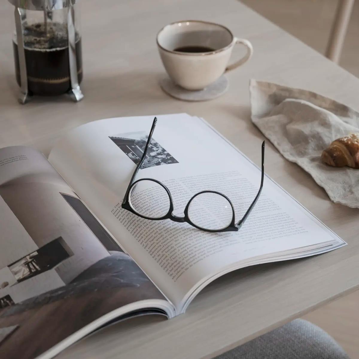 Rowico Home Filippa Verlengstuk voor Houten Eettafel - Whitewash