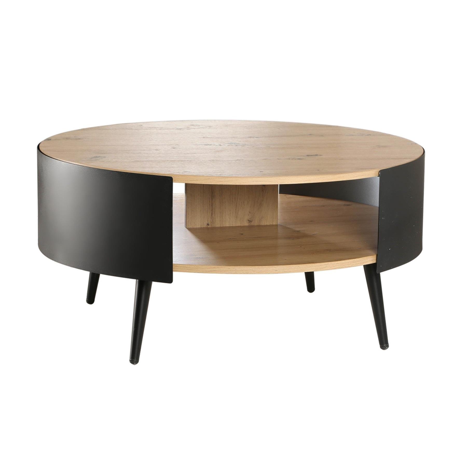 Calicosy - Salontafel - Dia 89cm - Eikenlook