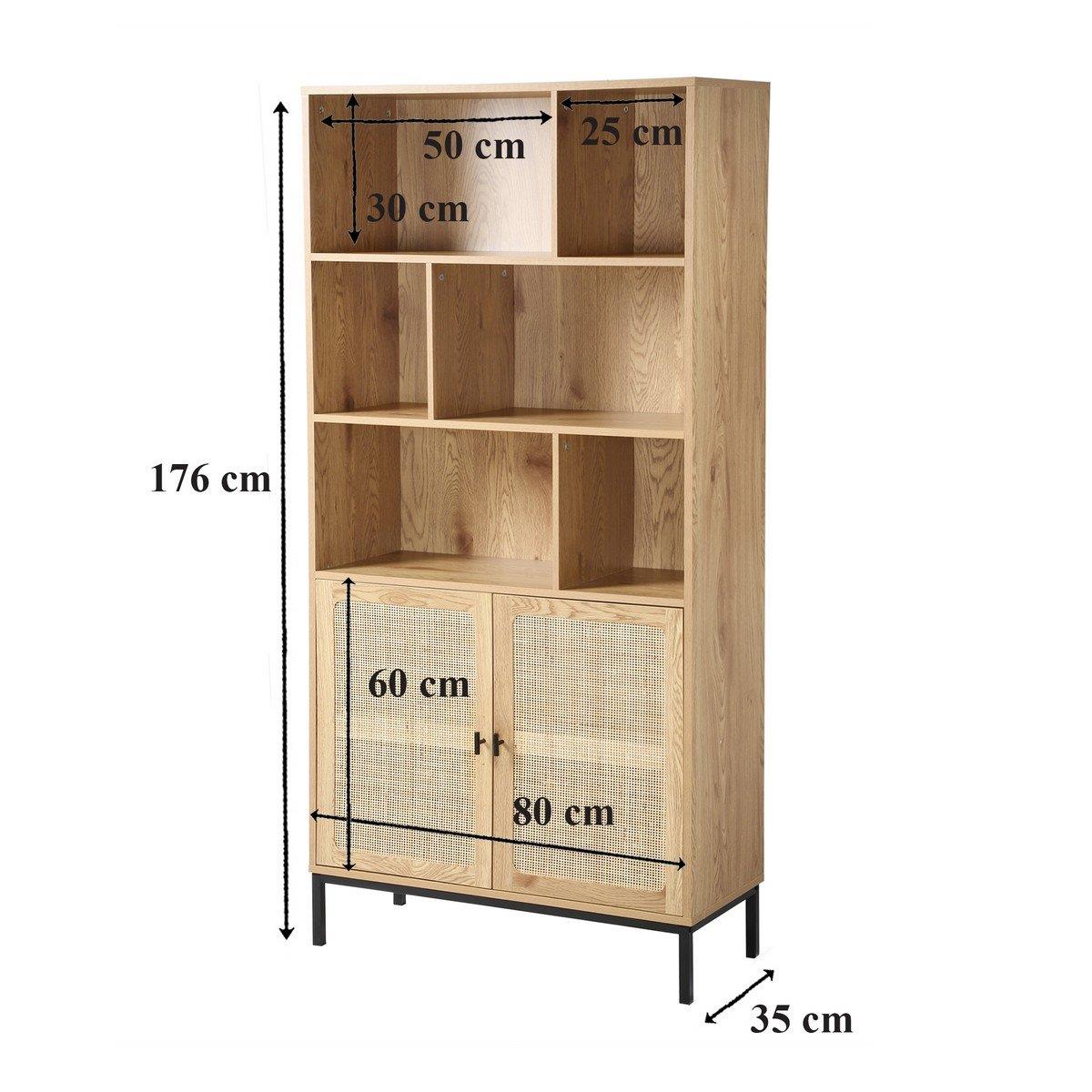 Calicosy - Boekenkast Jaya - 175 cm