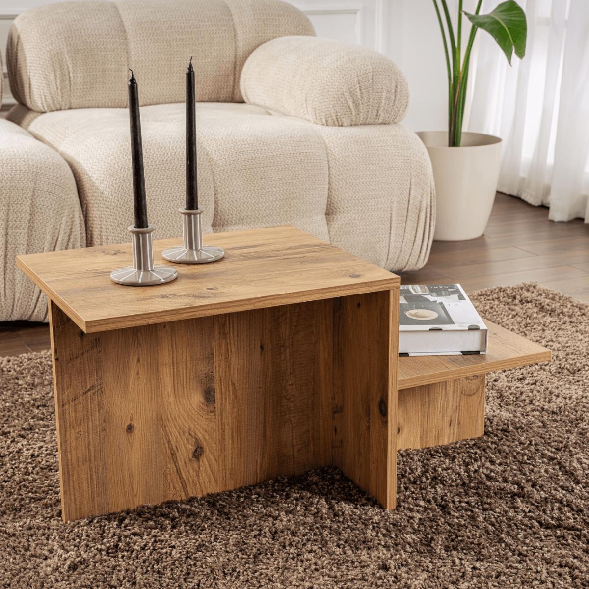 Calicosy - Salontafel Harmony - 90 cm - Houtlook