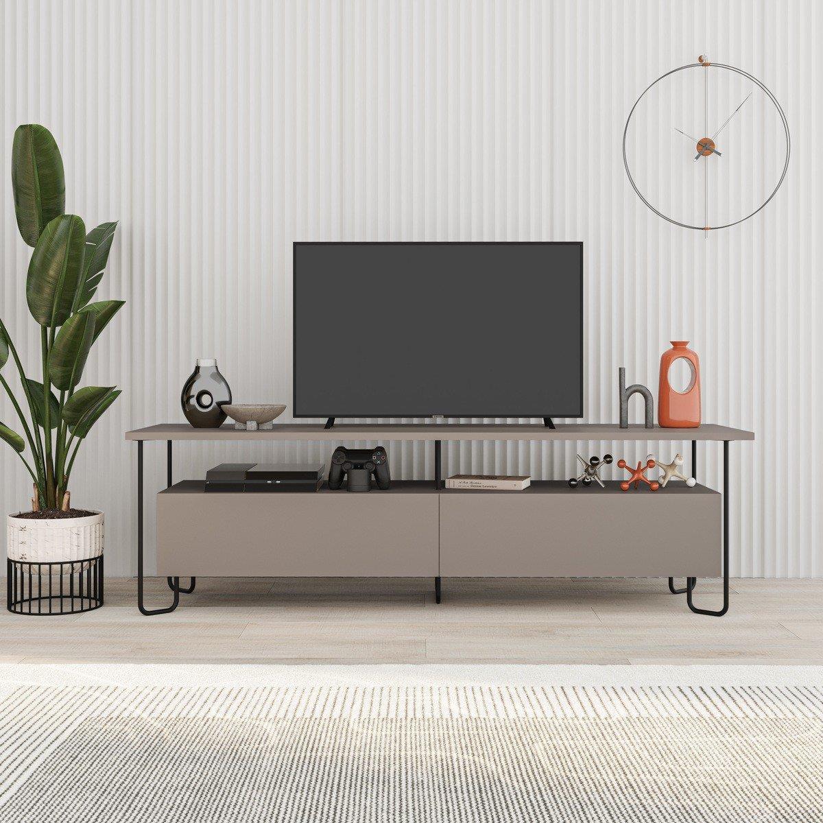 Calicosy - TV-Meubel DILLY- 150 cm - Grijs