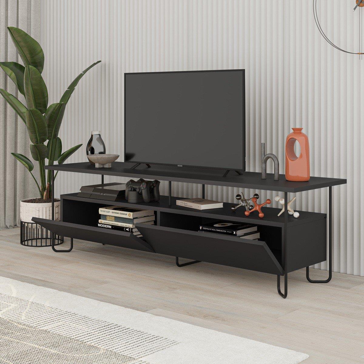 Calicosy - TV-Meubel DILLY- 150 cm - Zwart