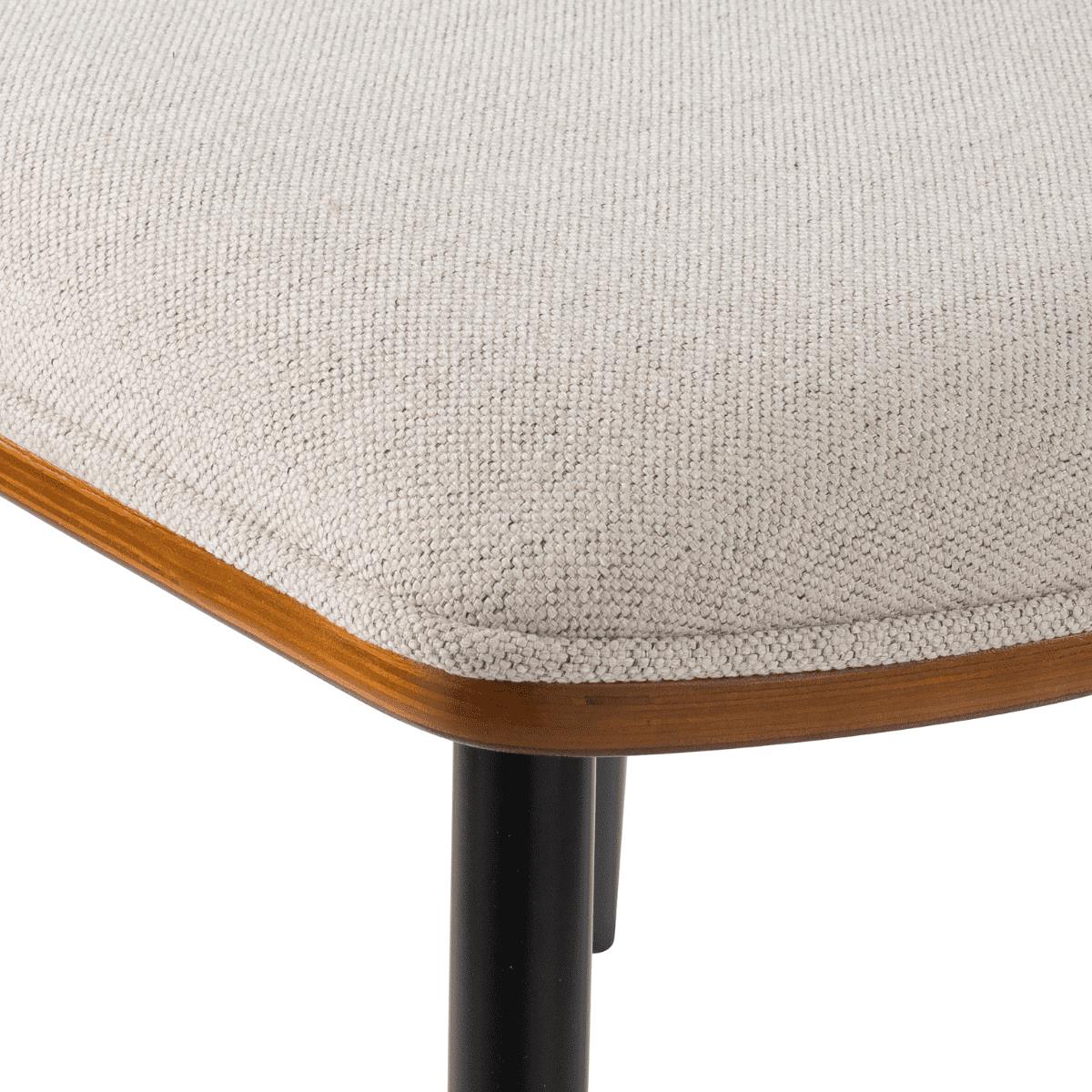 Signature - Eetkamerstoelen Babette - Beige - Set van 2