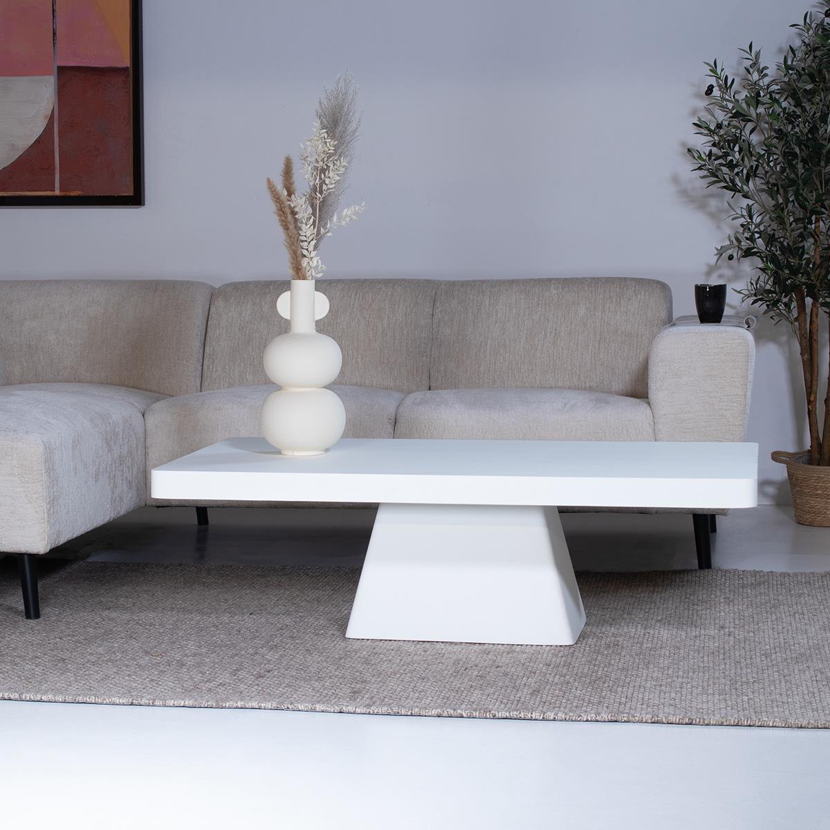 Giga Meubel - Salontafel Avia Rechthoek Wit 130cm