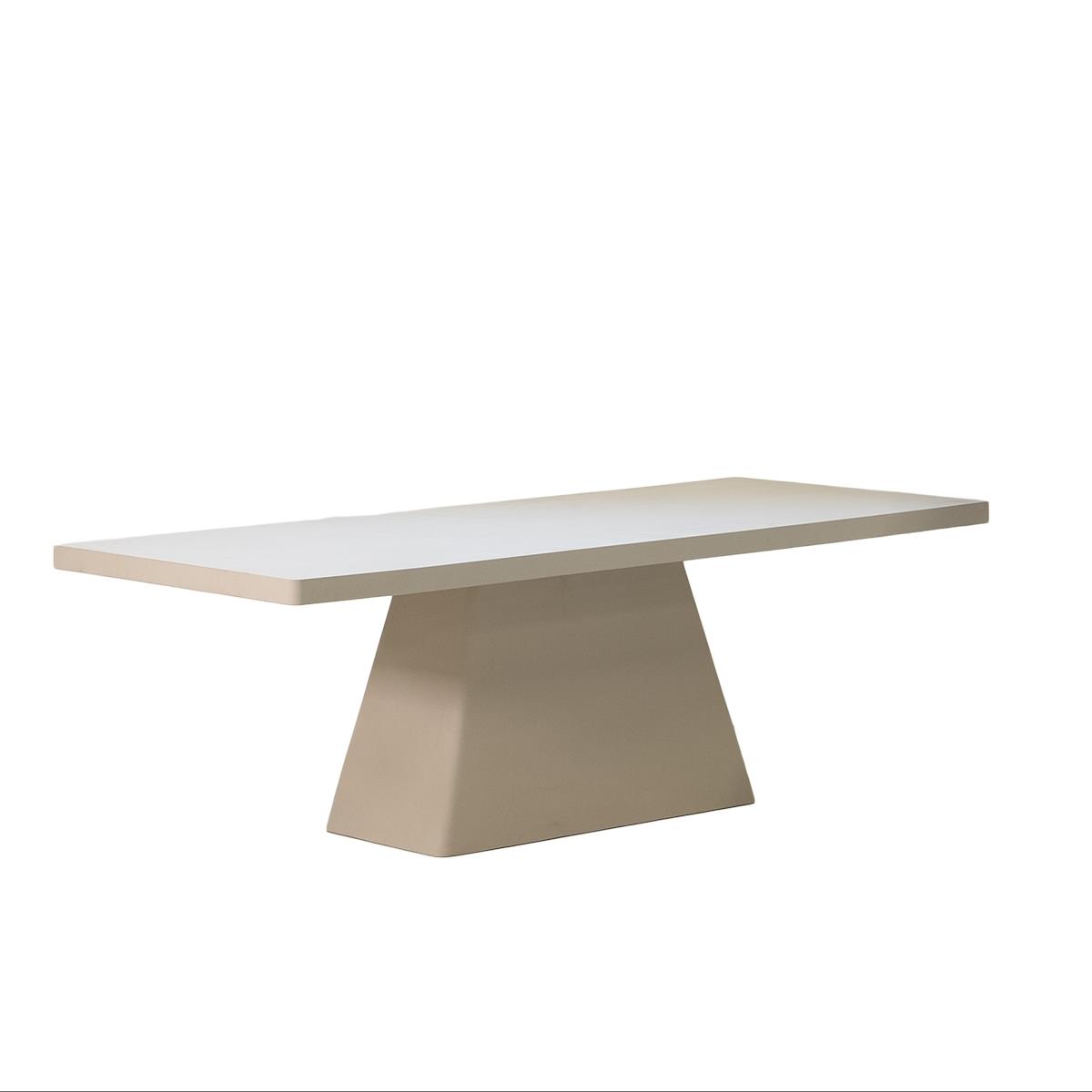 Giga Meubel - Tuintafel Rechthoek 240cm - Beige Eco Composiet - Avia