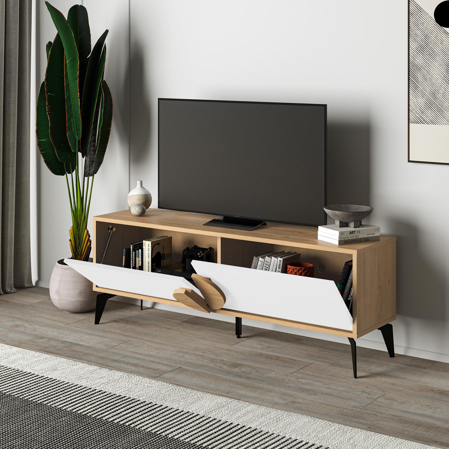 Calicosy - TV-Meubel Vae - 140 cm - Eikeneffect