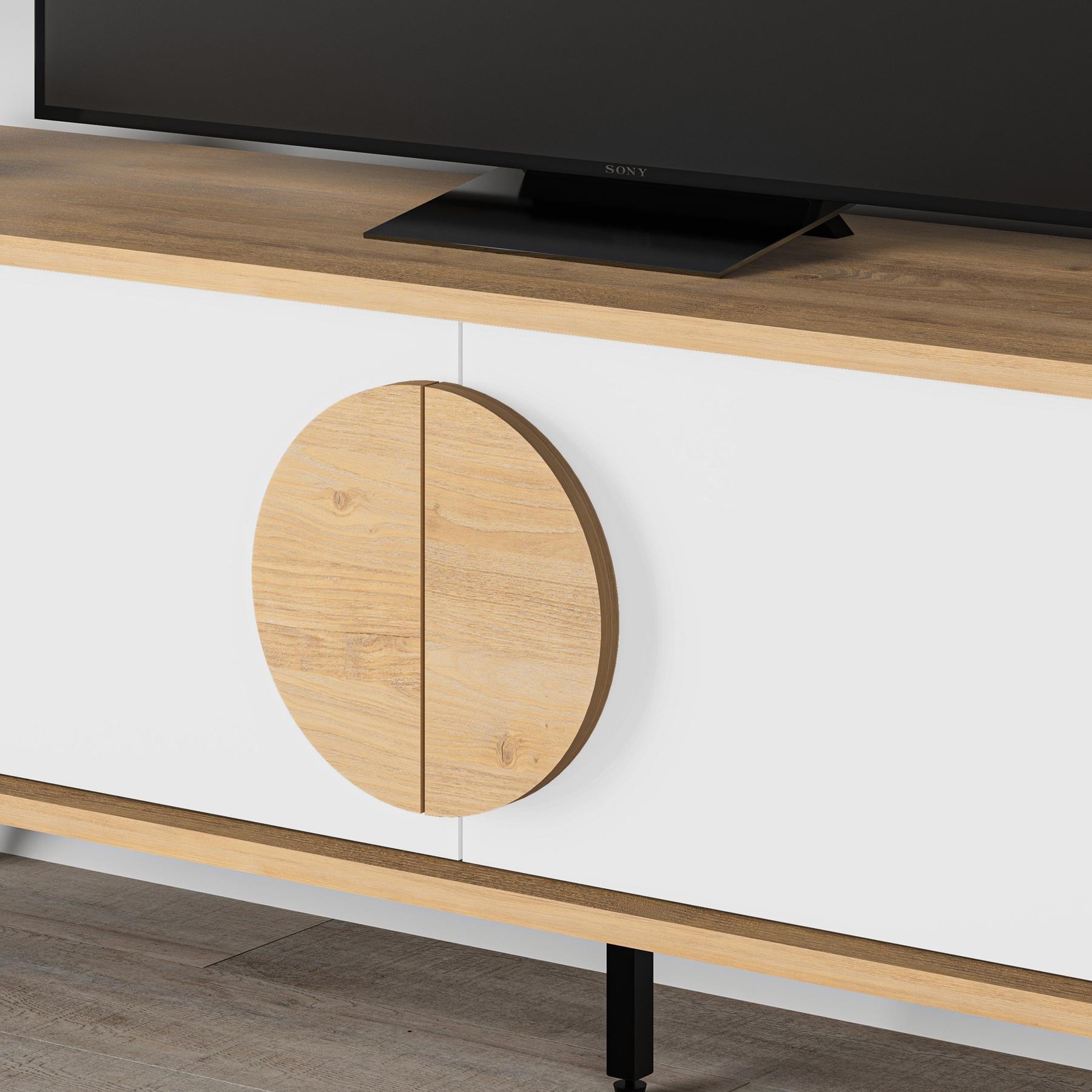 Calicosy - TV-Meubel Vae - 140 cm - Eikeneffect