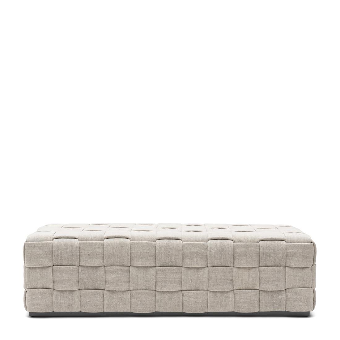 Rivièra Maison - Handgemaakte Hocker F27 - Fabulous Flax, 100% Linnen, 160x60x45 cm