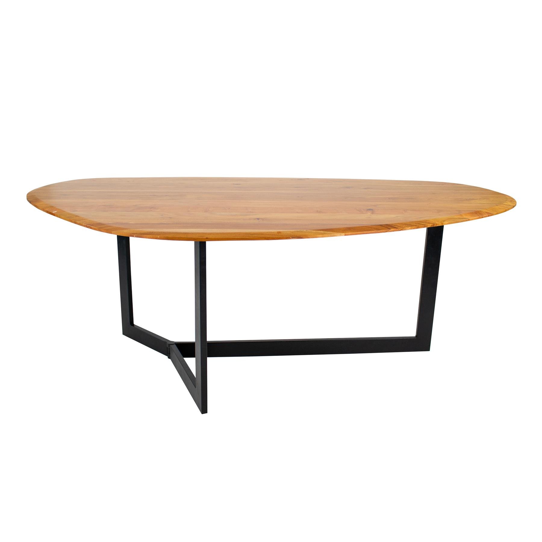 Kick eettafel Sven - 180 - Cognac