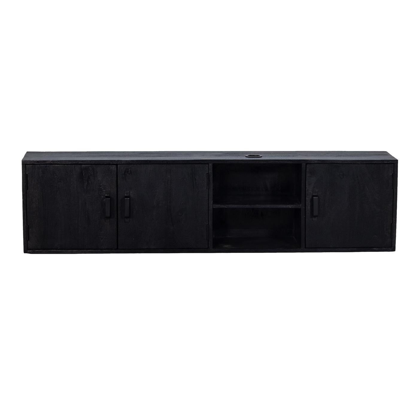 Giga Meubel - Tv-meubel Zwevend - Zwart - 160cm - Tv-meubel Zen