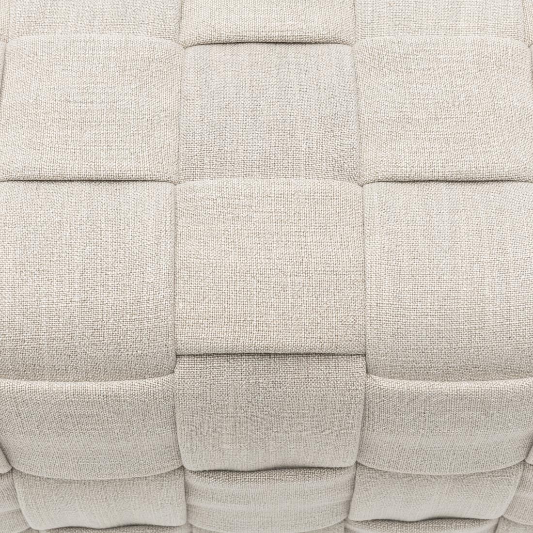 Rivièra Maison - Handgemaakte Hocker F27 - Fabulous Flax, 100% Linnen, 160x60x45 cm