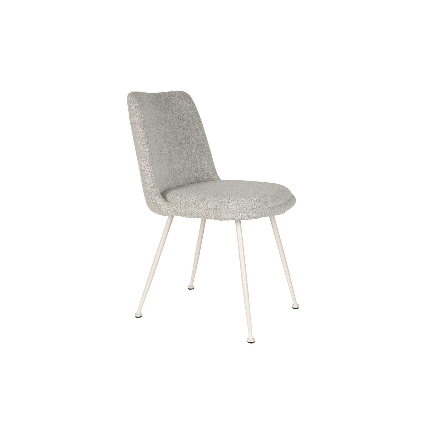 Giga Meubel - Eetkamerstoel Stof|Textiel - Off White - Set van 2