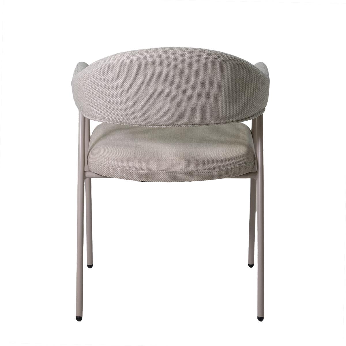 Giga Meubel - Eetkamerstoel Beige Stof - Linde - Set van 2