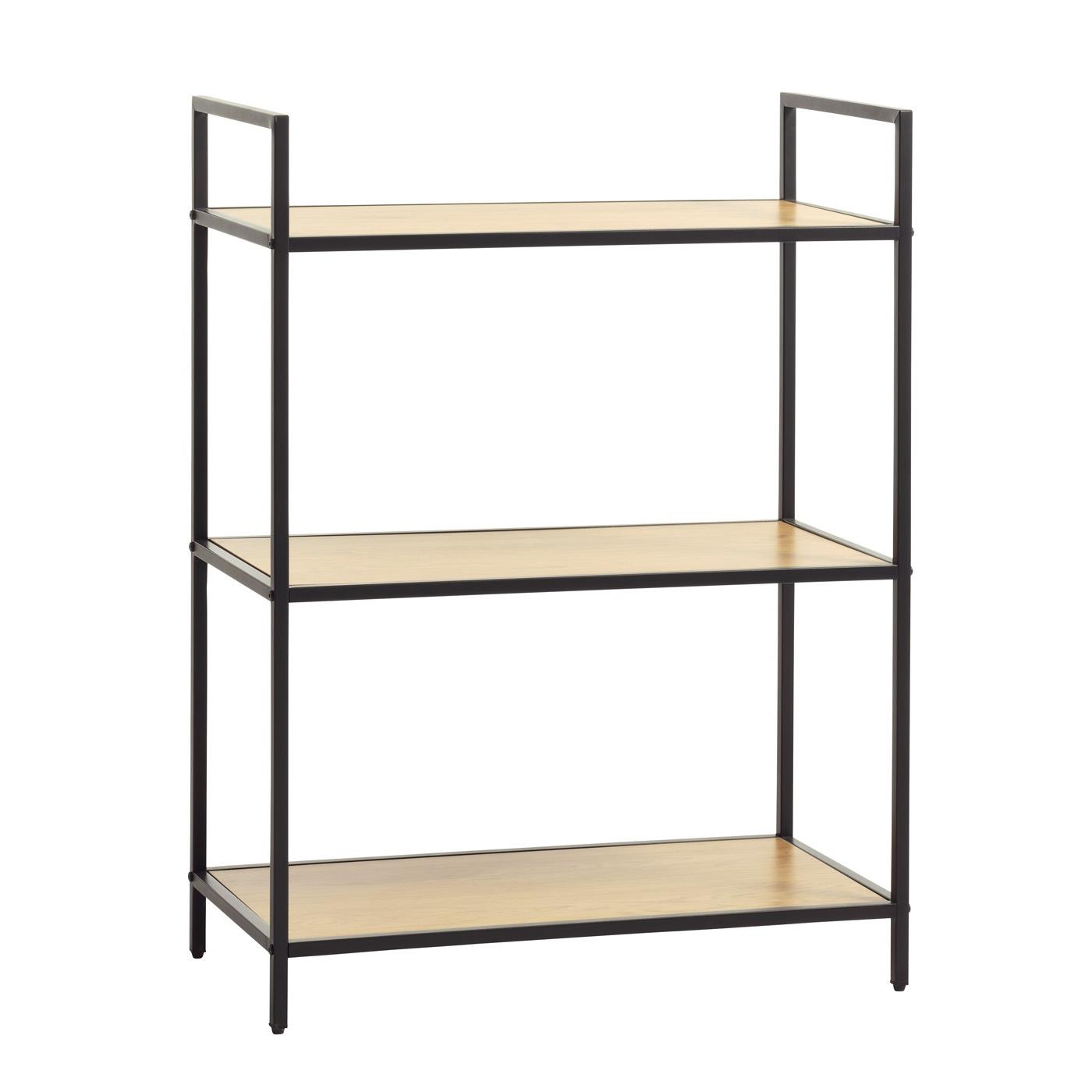 Hygge Interiors Altino H88 Boekenkast Eiken | Zwart
