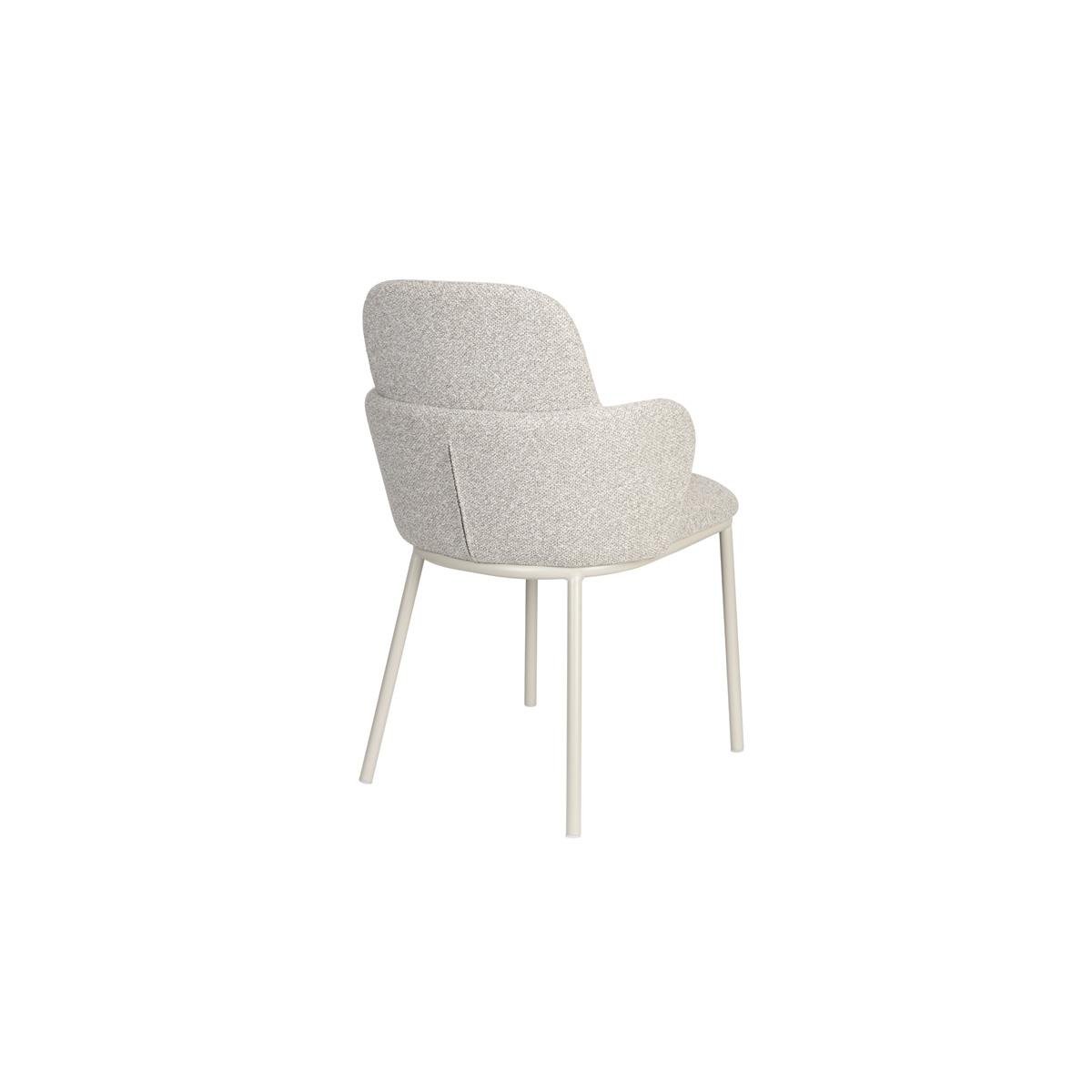 Giga Meubel - Eetkamerstoel Met Armleuning Beige - Jerrico - Set van 2