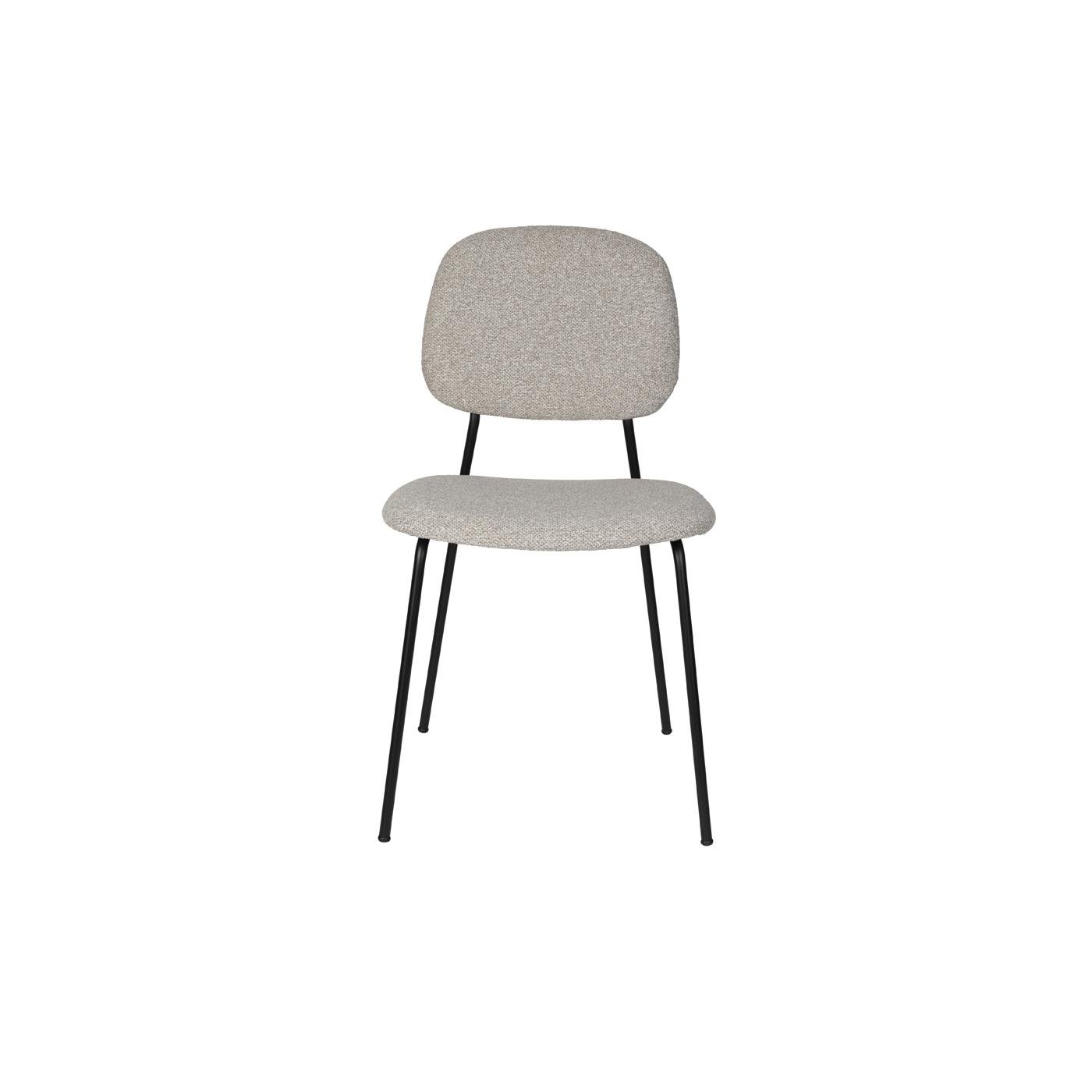 Giga Meubel - Eetkamerstoel Beige Stof - Roos - Set van 2