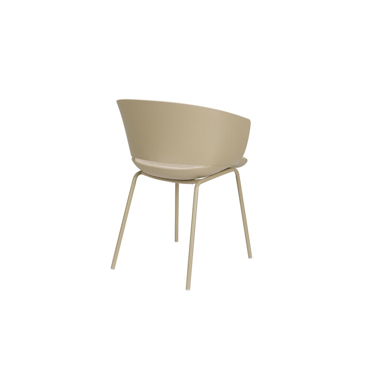 Giga Meubel - Eetkamerstoel Beige - Jessica - Set van 4