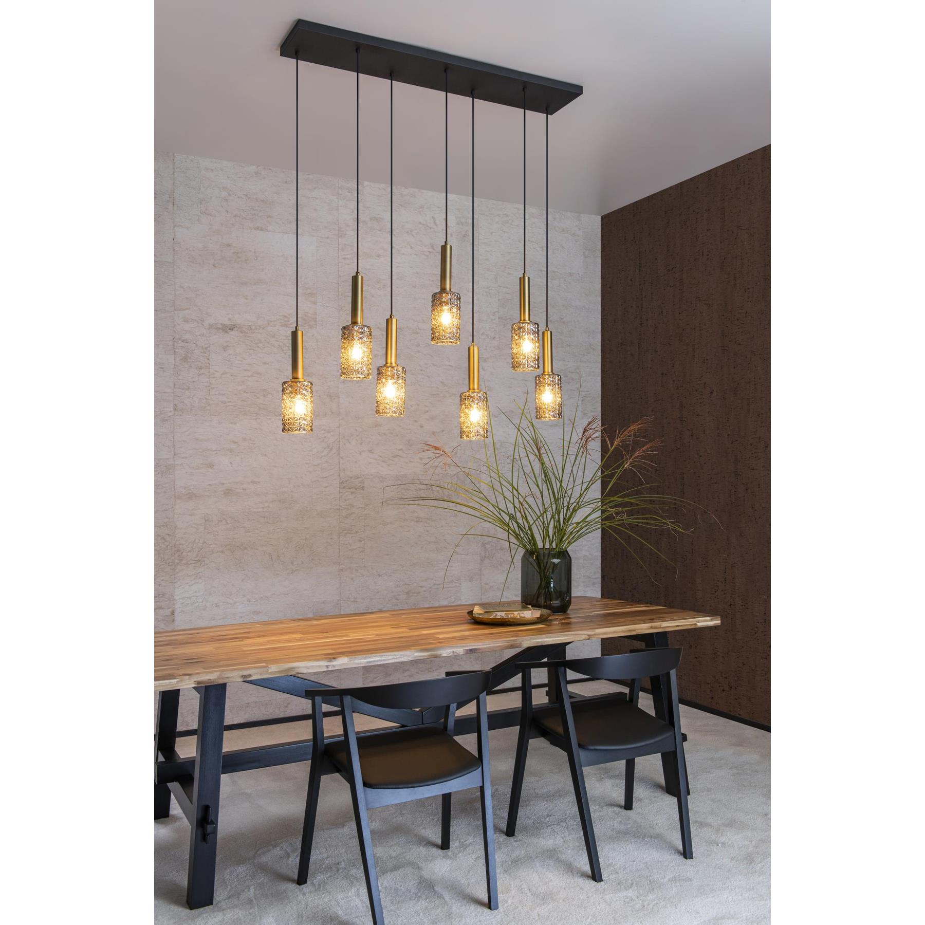 Lucide CORALIE Hanglamp - Mat Goud | Messing