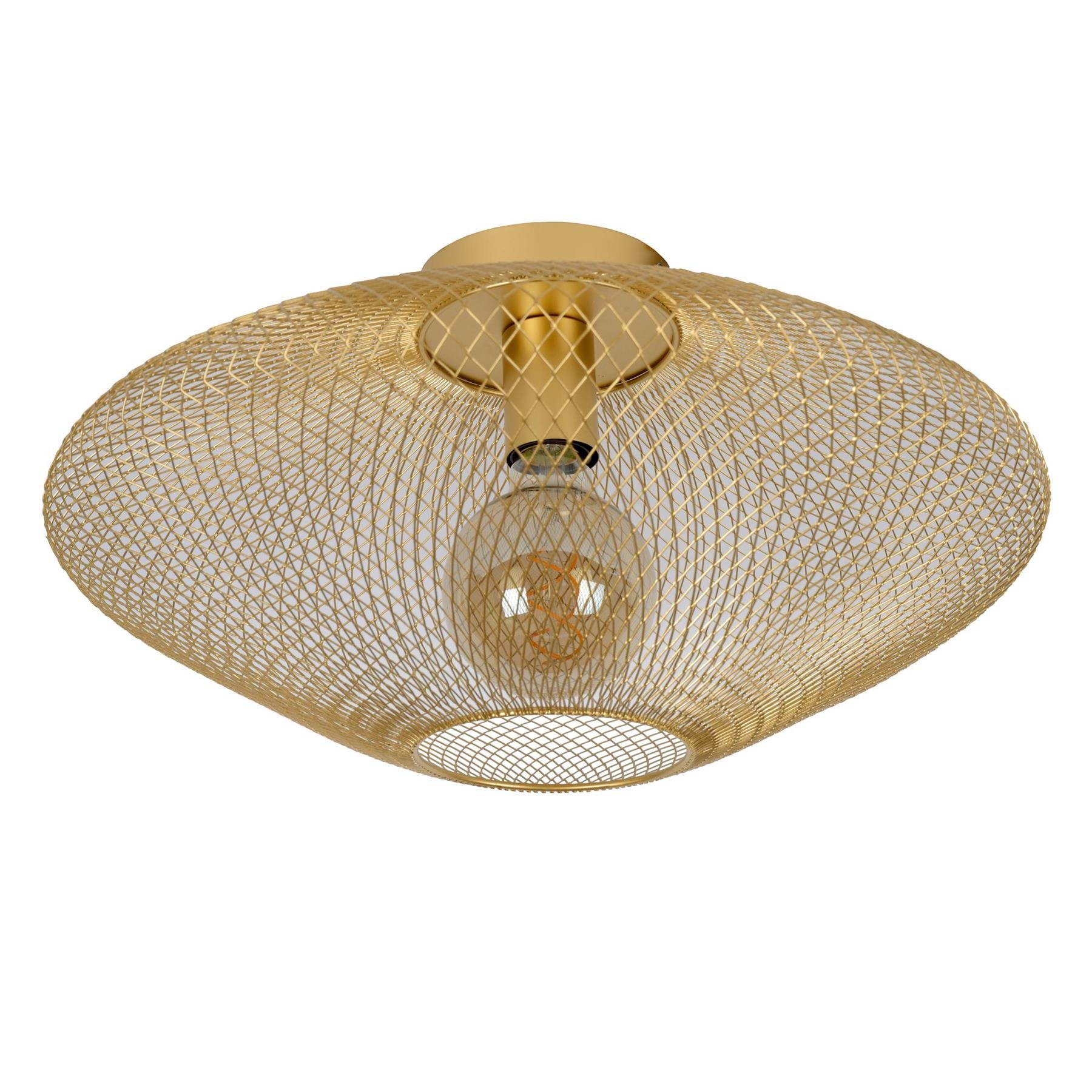 Lucide MESH Plafonnière - Mat Goud | Messing