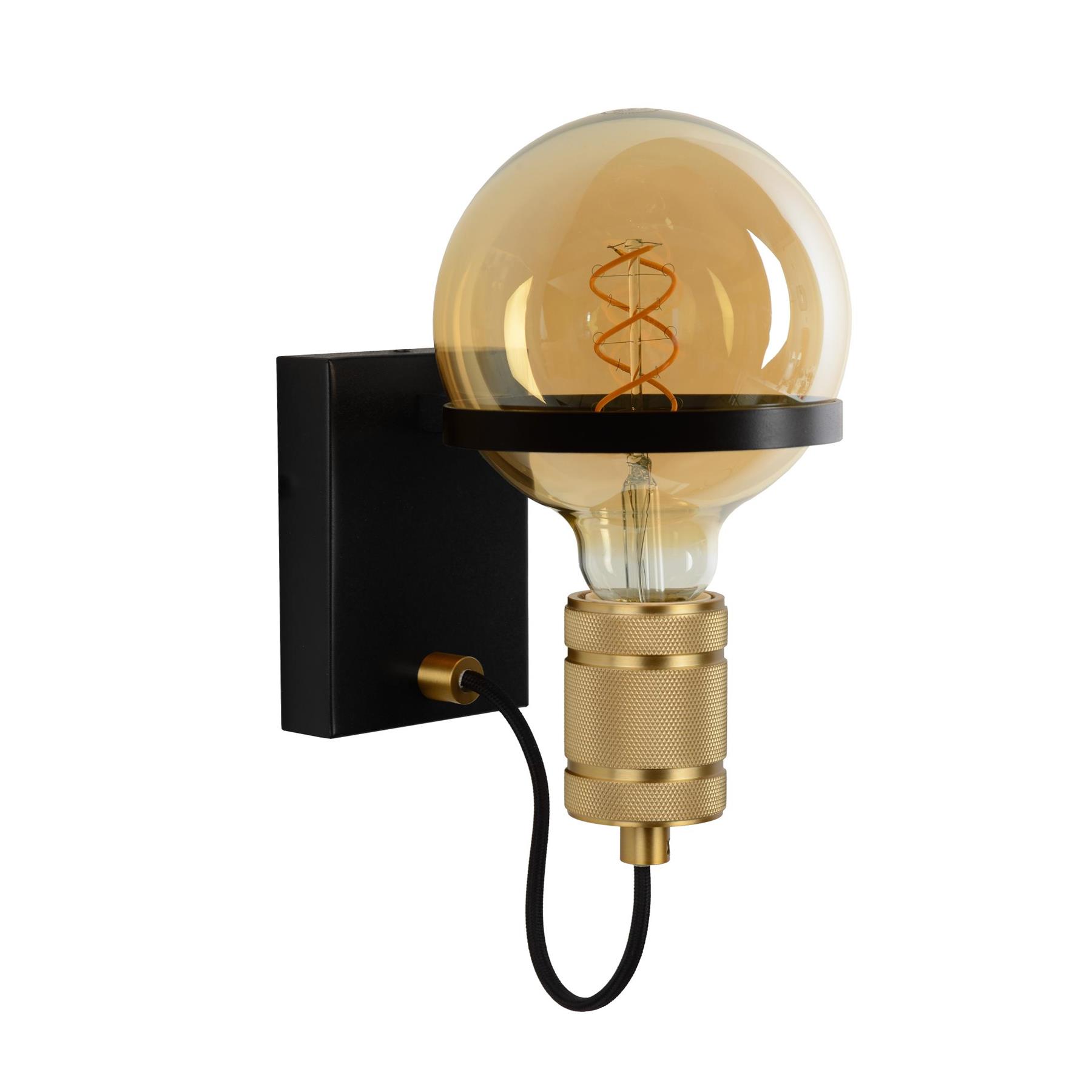 Lucide OTTELIEN Wandlamp - Zwart
