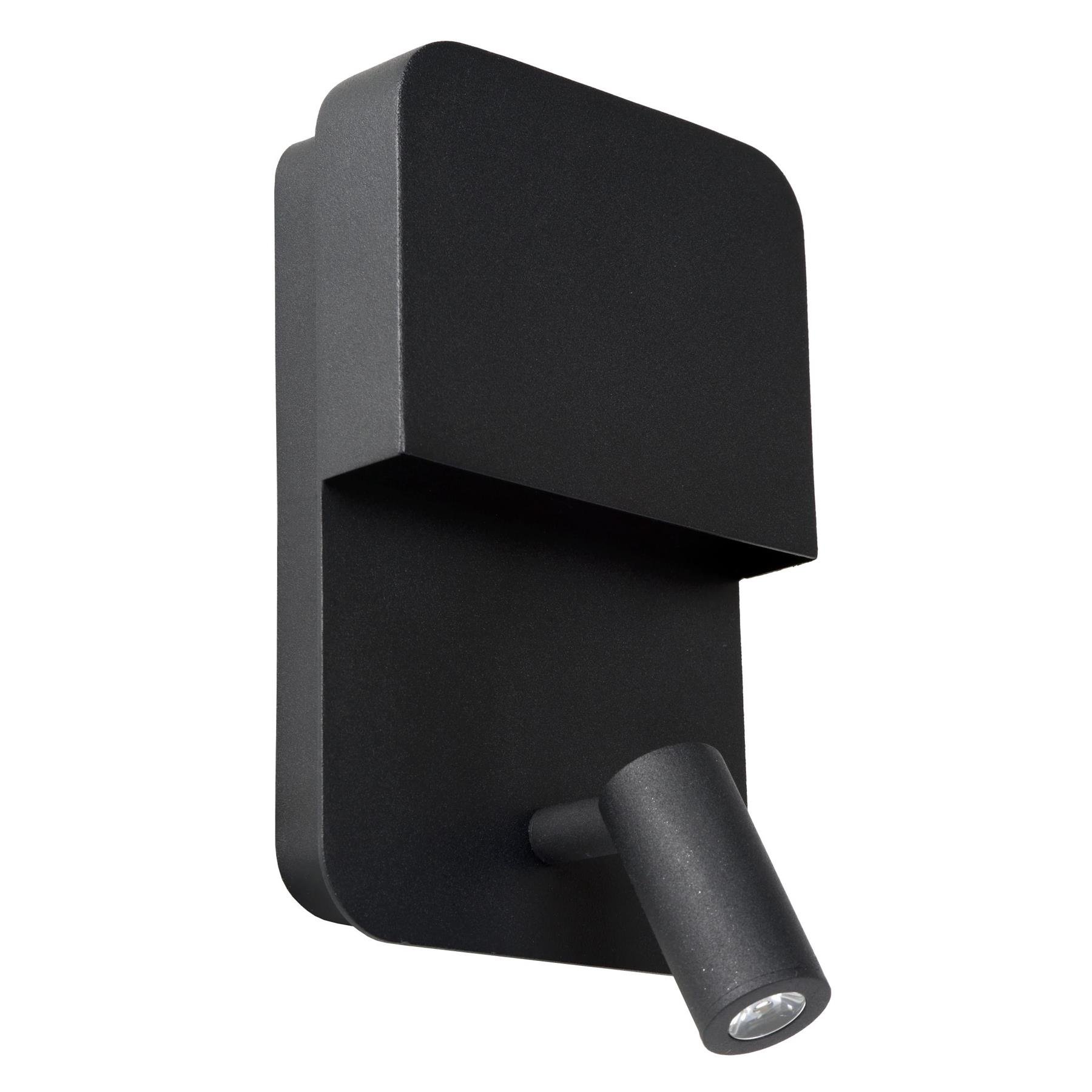 Lucide BOXER Bedlamp - Zwart