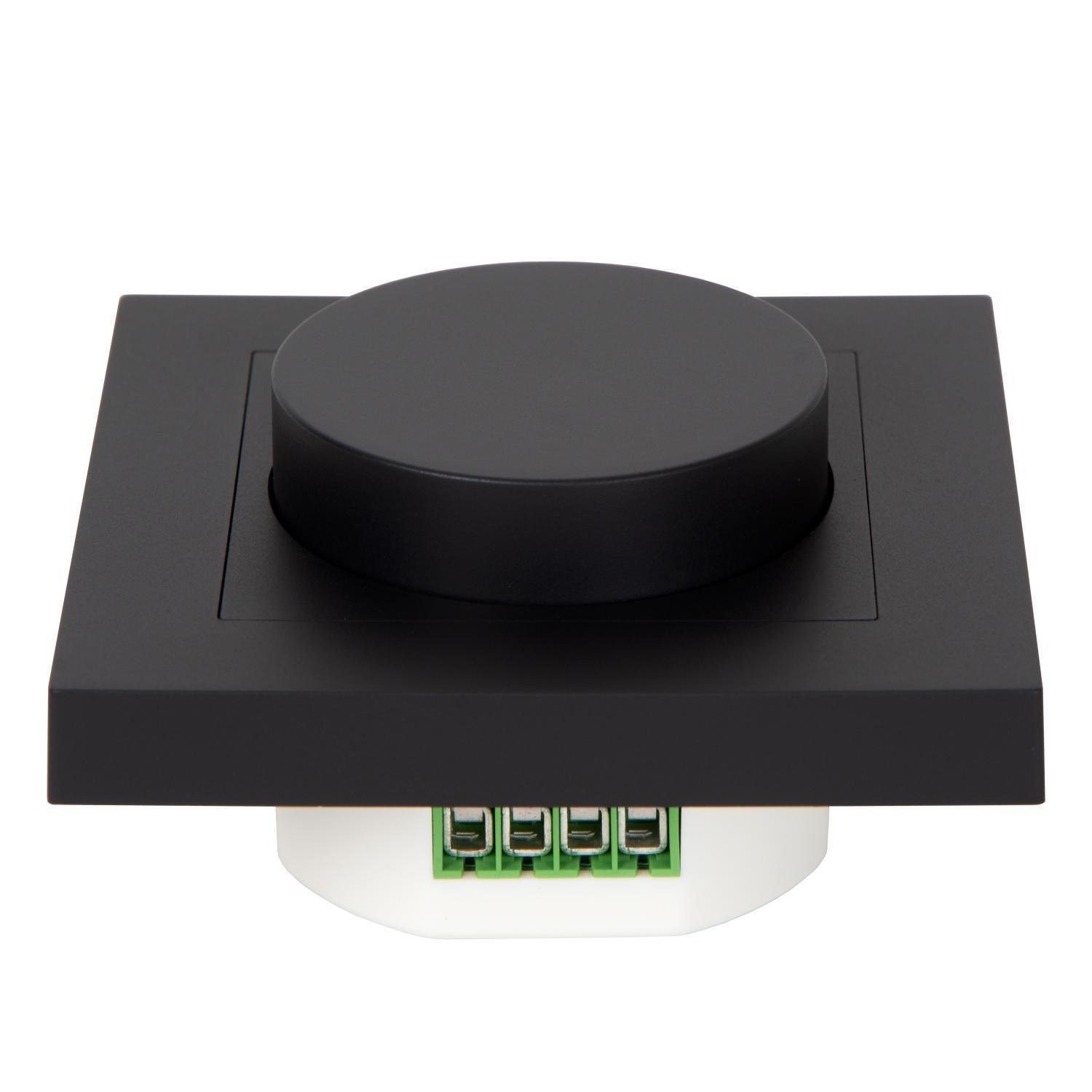 Lucide RECESSED WALL DIMMER NL Dimmer - Zwart