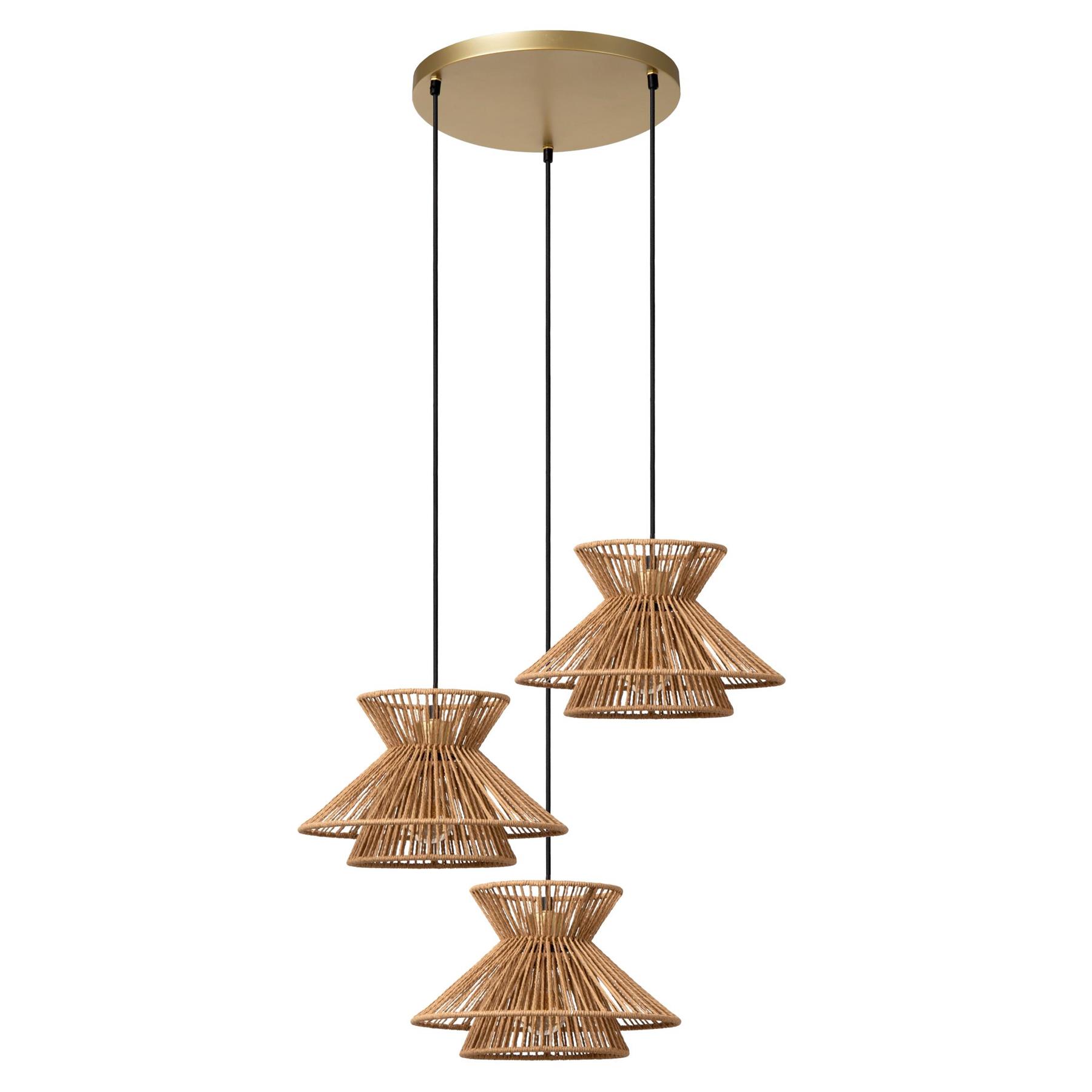 Lucide TASMAN Hanglamp - Naturel
