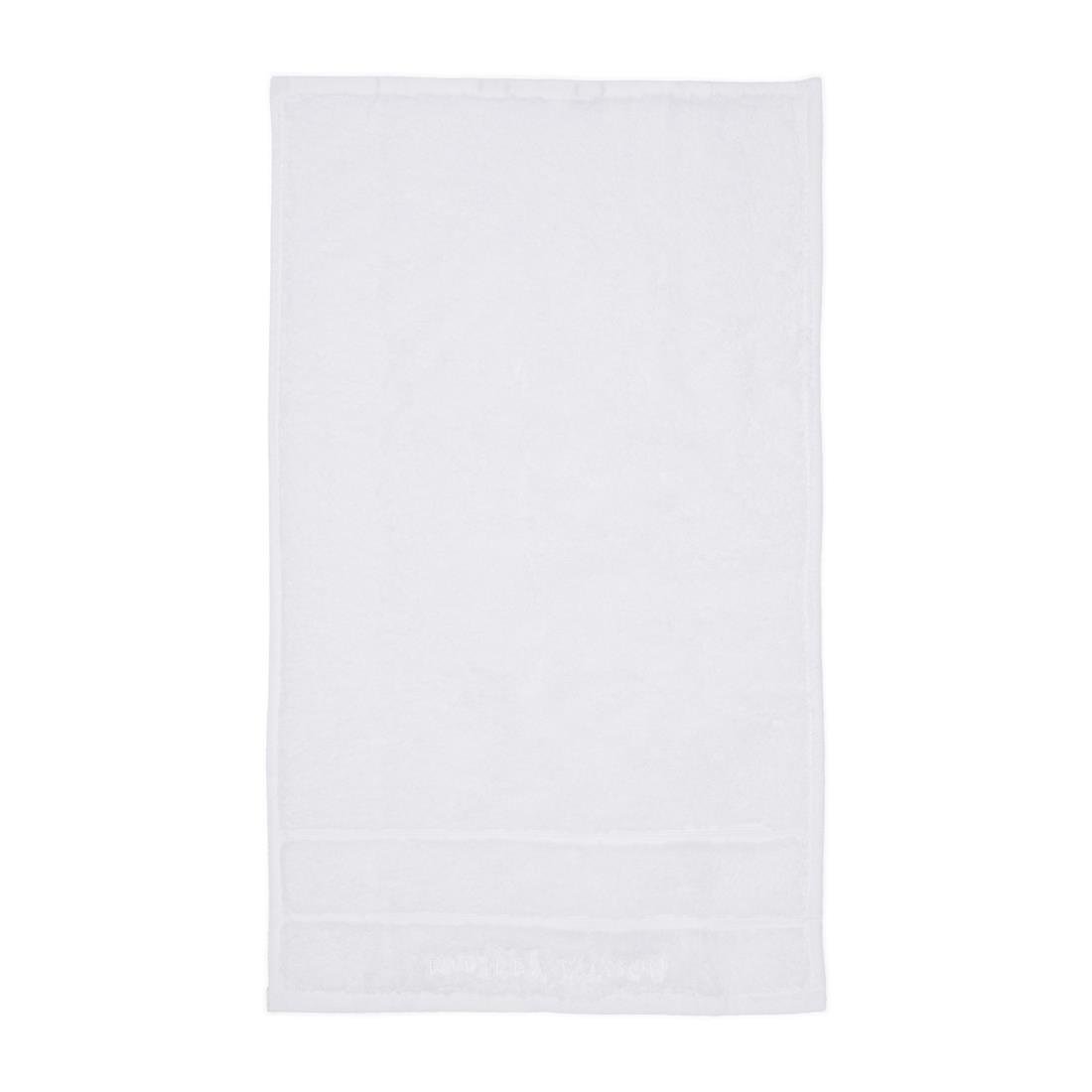 Riviera Maison gastendoekje 50x30, Handdoek Katoen RM Hotel - Wit