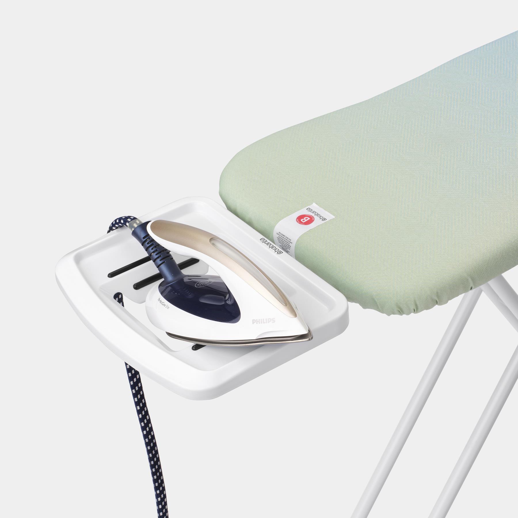 Brabantia Strijkplank B met Strijkijzerhouder - 124x38 cm