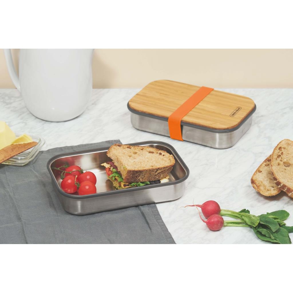 Black+Blum RVS Broodtrommel - 900ml - Oranje